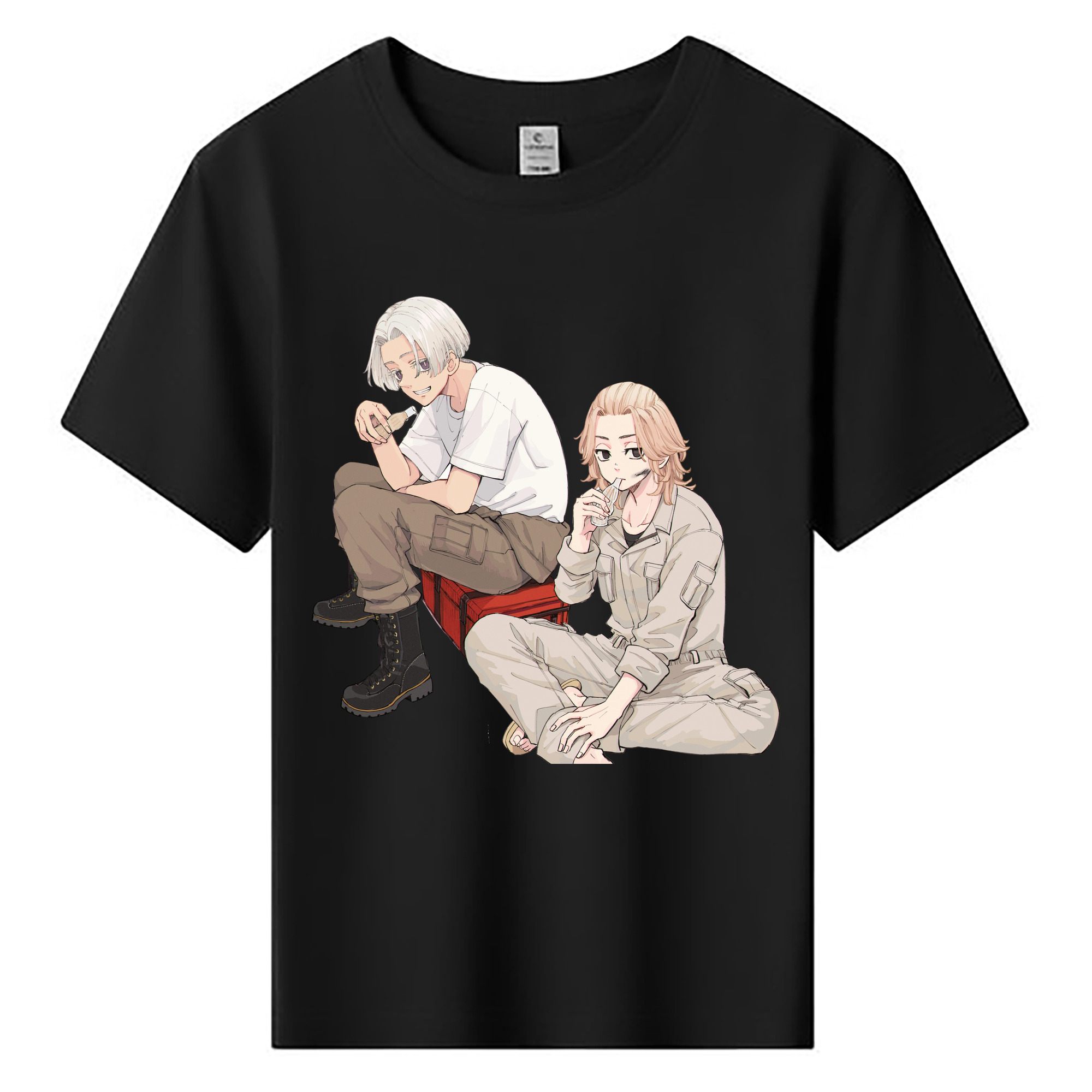 （画像用） 東京リベンジャーズ Tokyo Revengers 綿100％キッズTシャツ（フロントプリント）