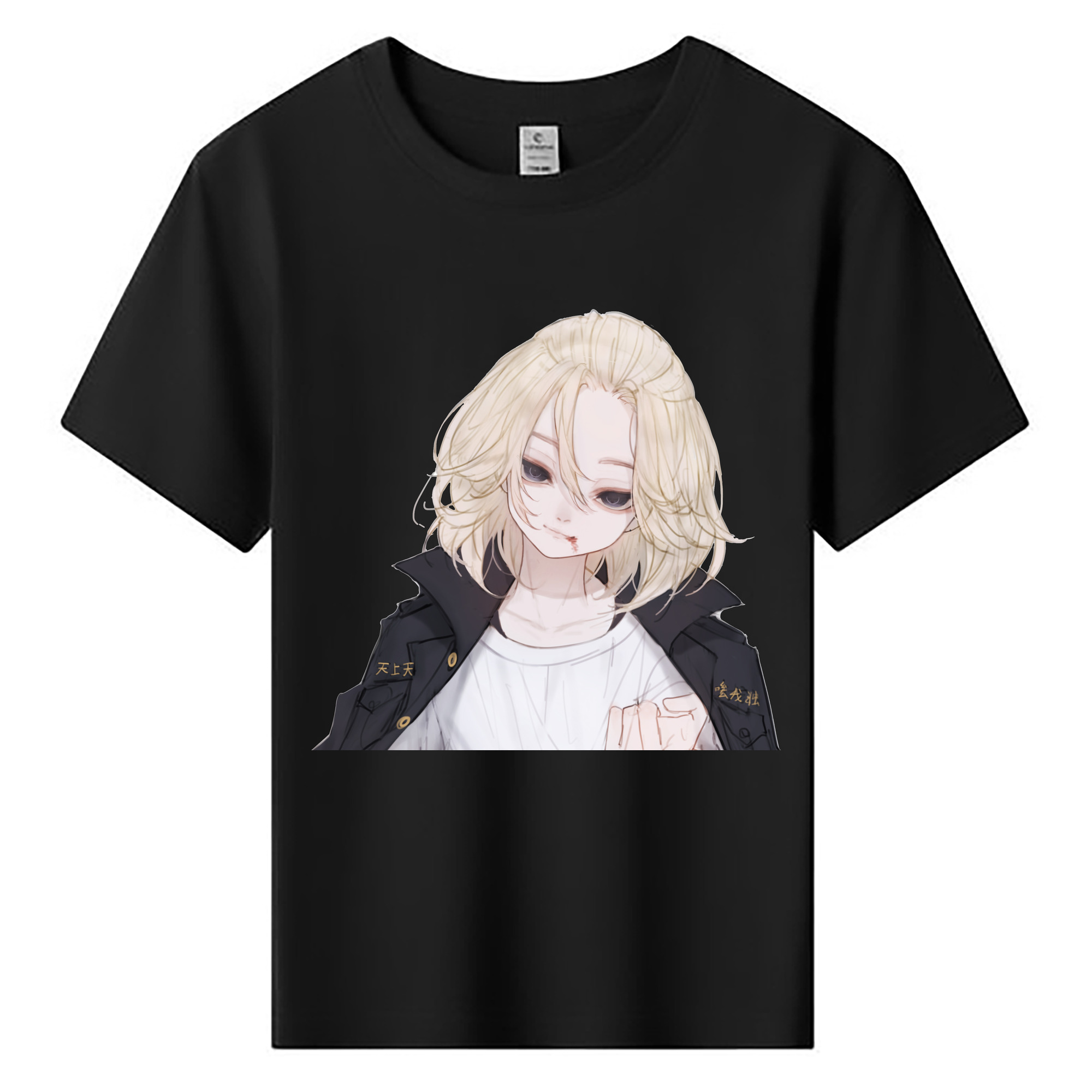 （画像用） 東京リベンジャーズ Tokyo Revengers 綿100％キッズTシャツ（フロントプリント）