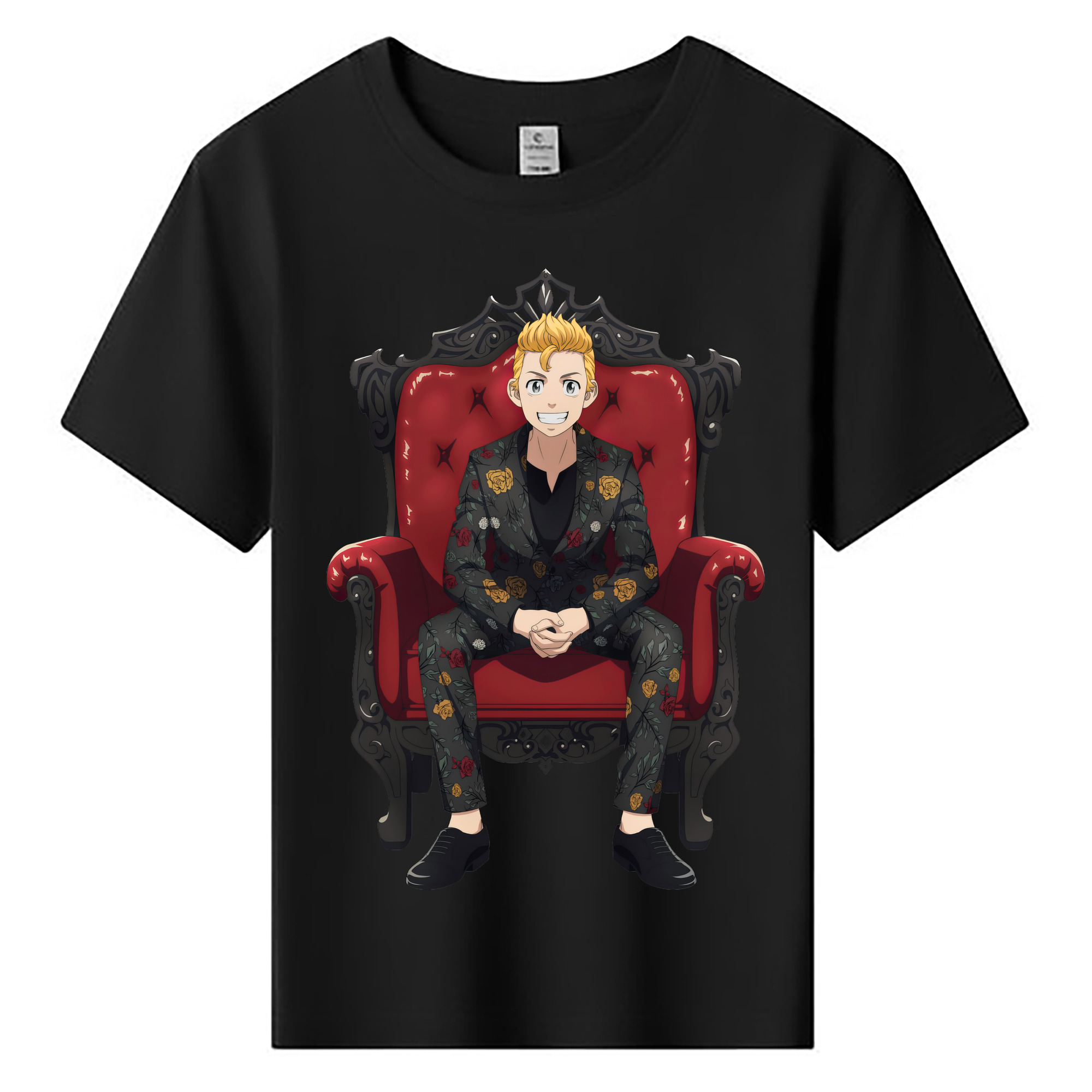 （画像用） 東京リベンジャーズ Tokyo Revengers 綿100％キッズTシャツ（フロントプリント）
