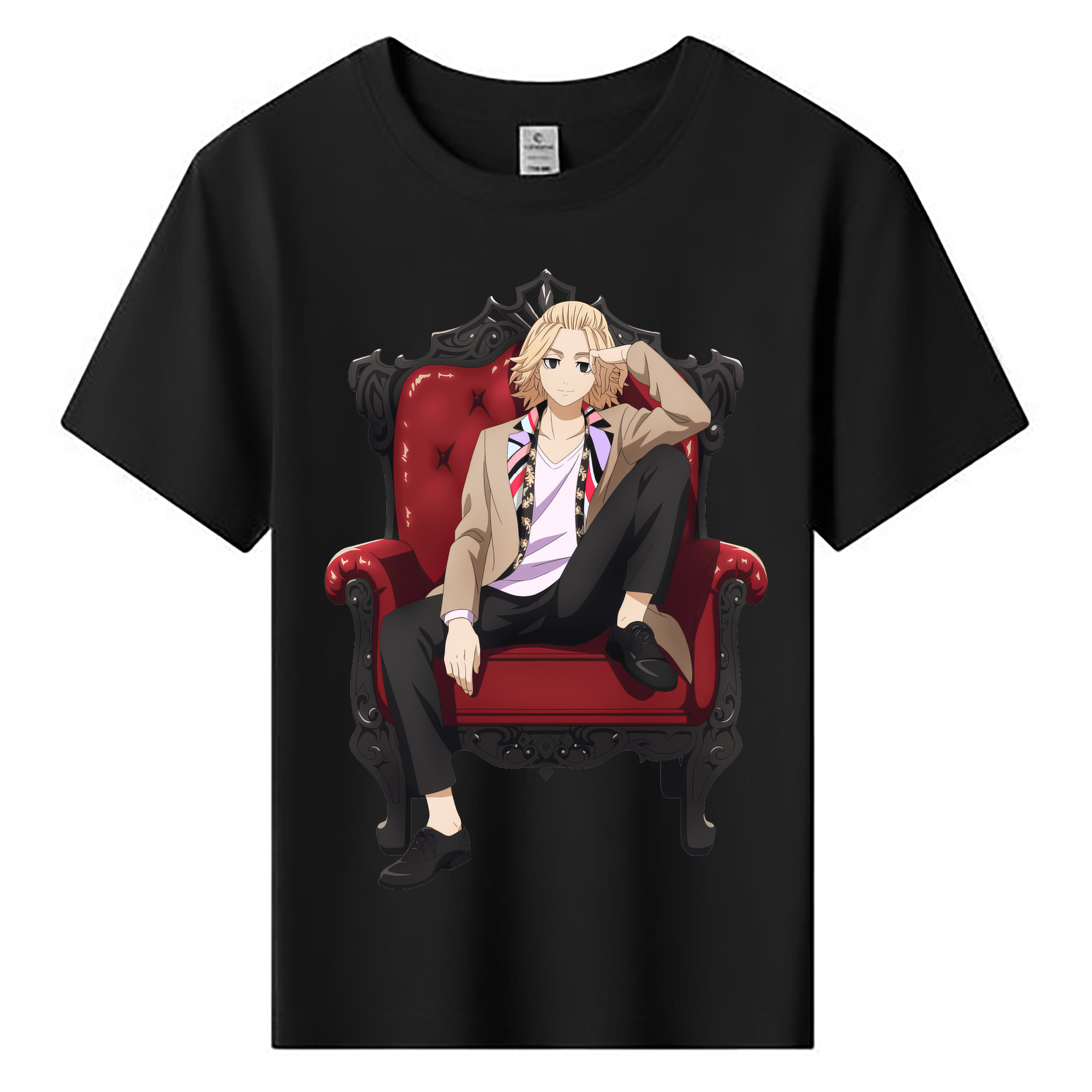 （画像用） 東京リベンジャーズ Tokyo Revengers 綿100％キッズTシャツ（フロントプリント）