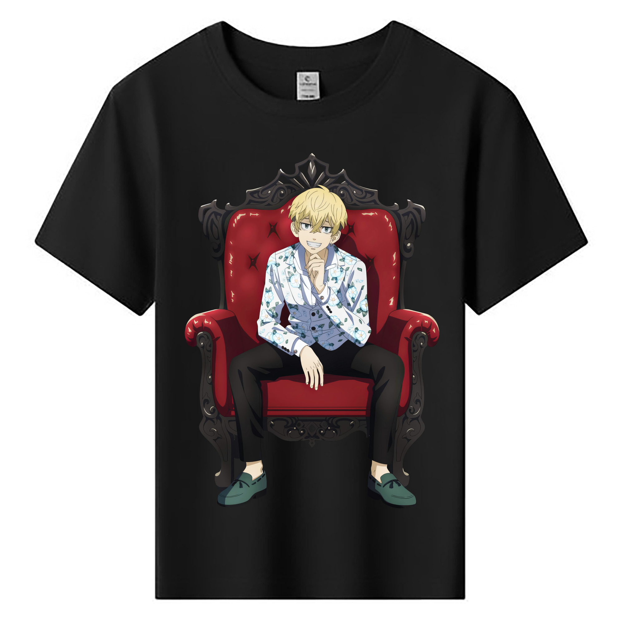 （画像用） 東京リベンジャーズ Tokyo Revengers 綿100％キッズTシャツ（フロントプリント）