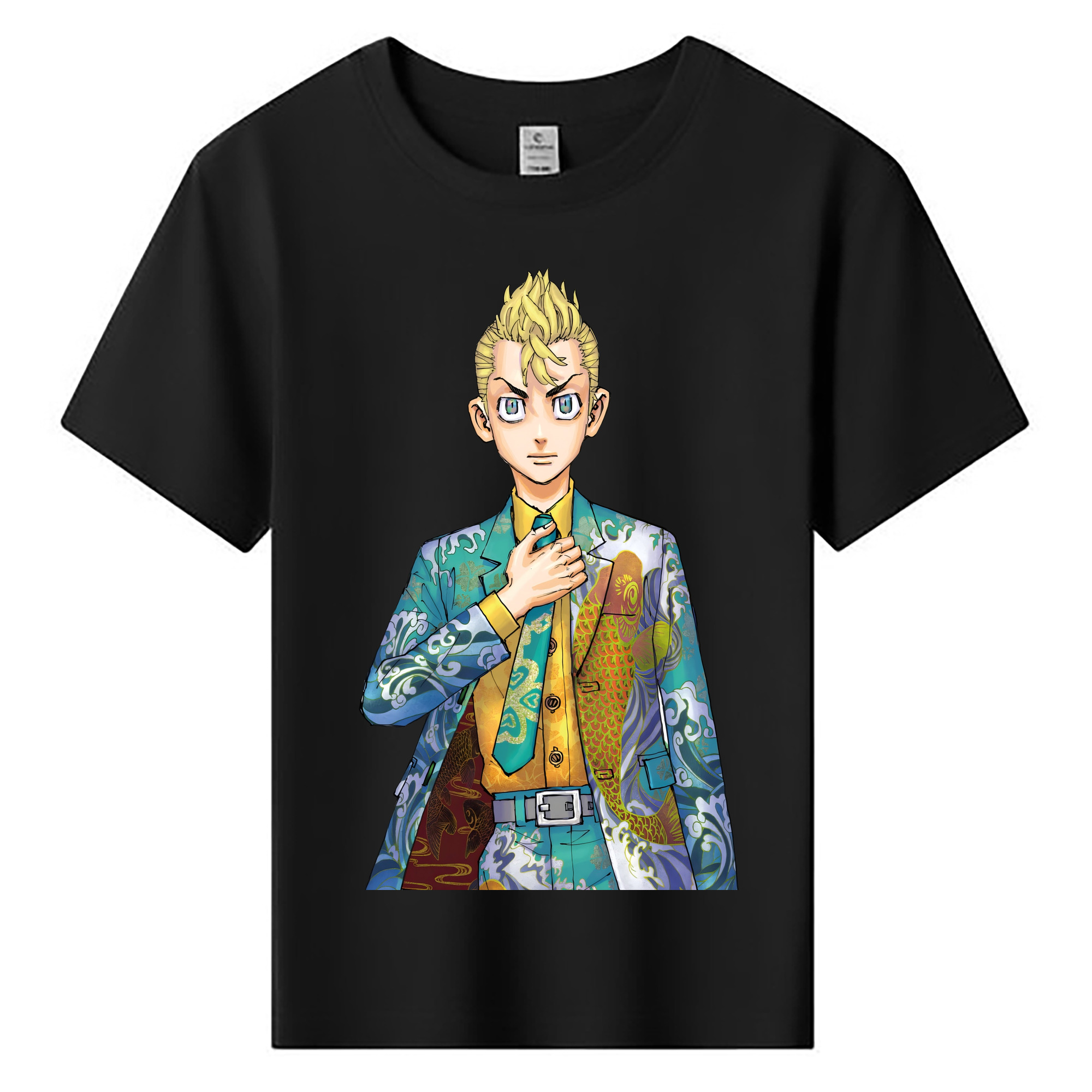 （画像用） 東京リベンジャーズ Tokyo Revengers 綿100％キッズTシャツ（フロントプリント）