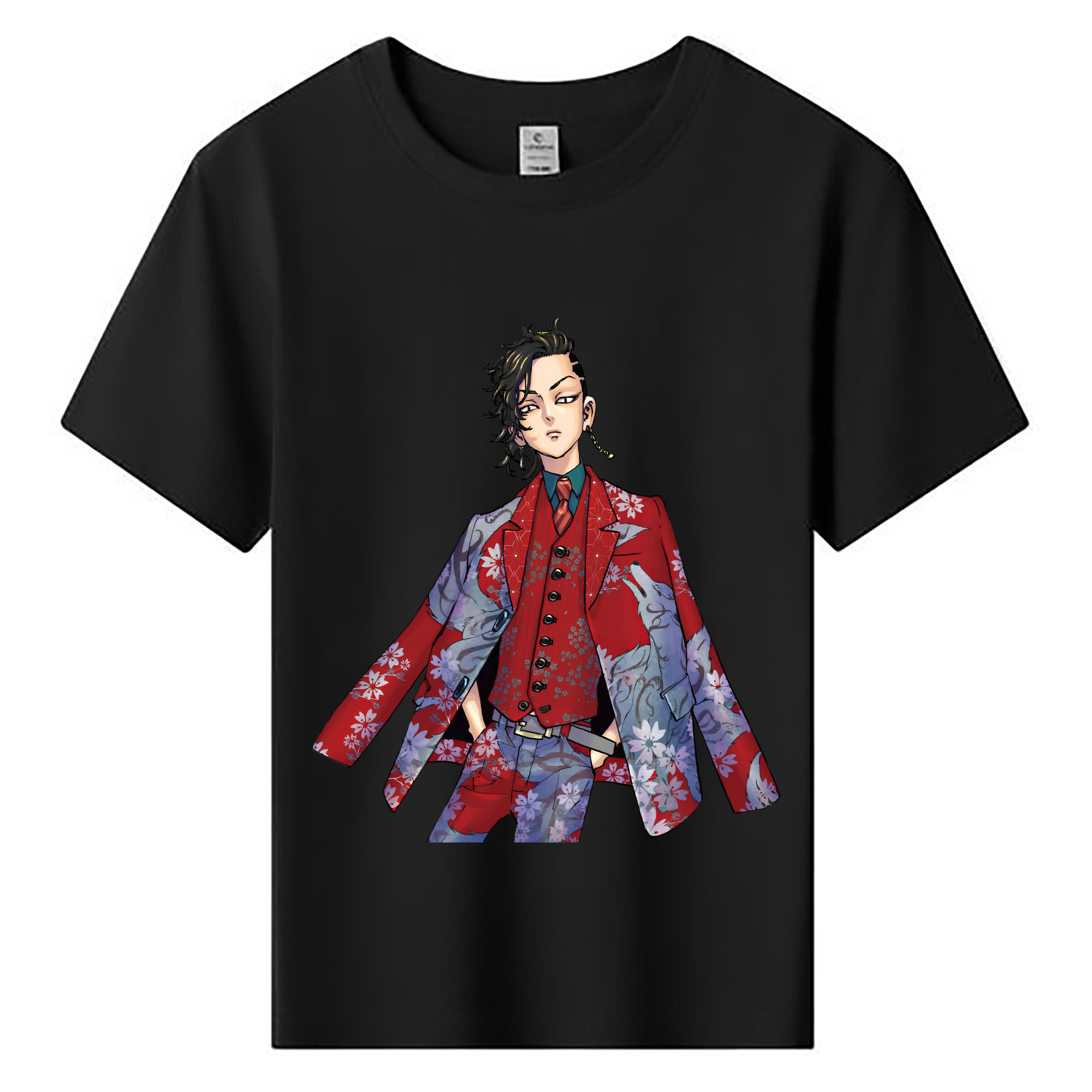 （画像用） 東京リベンジャーズ Tokyo Revengers 綿100％キッズTシャツ（フロントプリント）