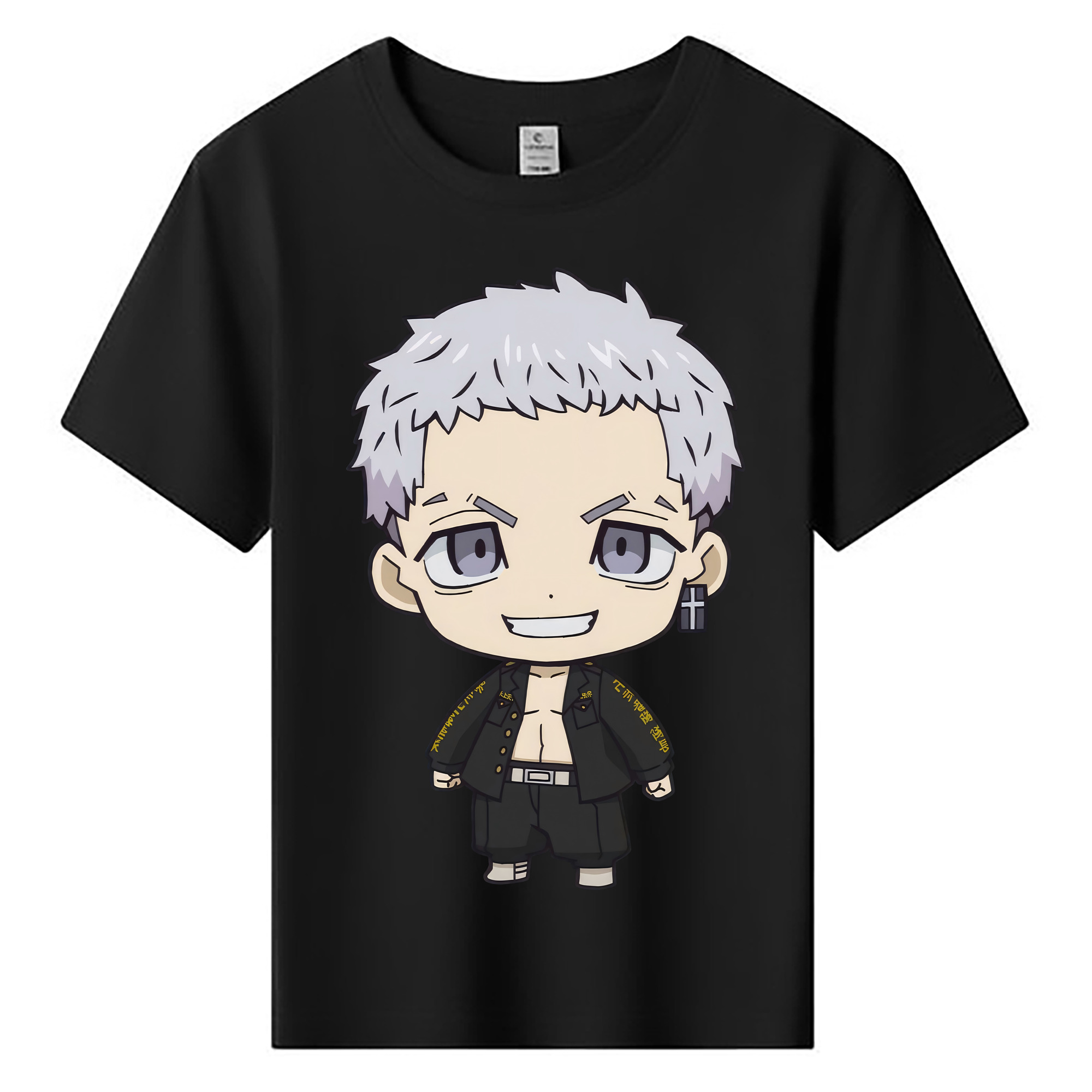 （画像用） 東京リベンジャーズ Tokyo Revengers 綿100％キッズTシャツ（フロントプリント）