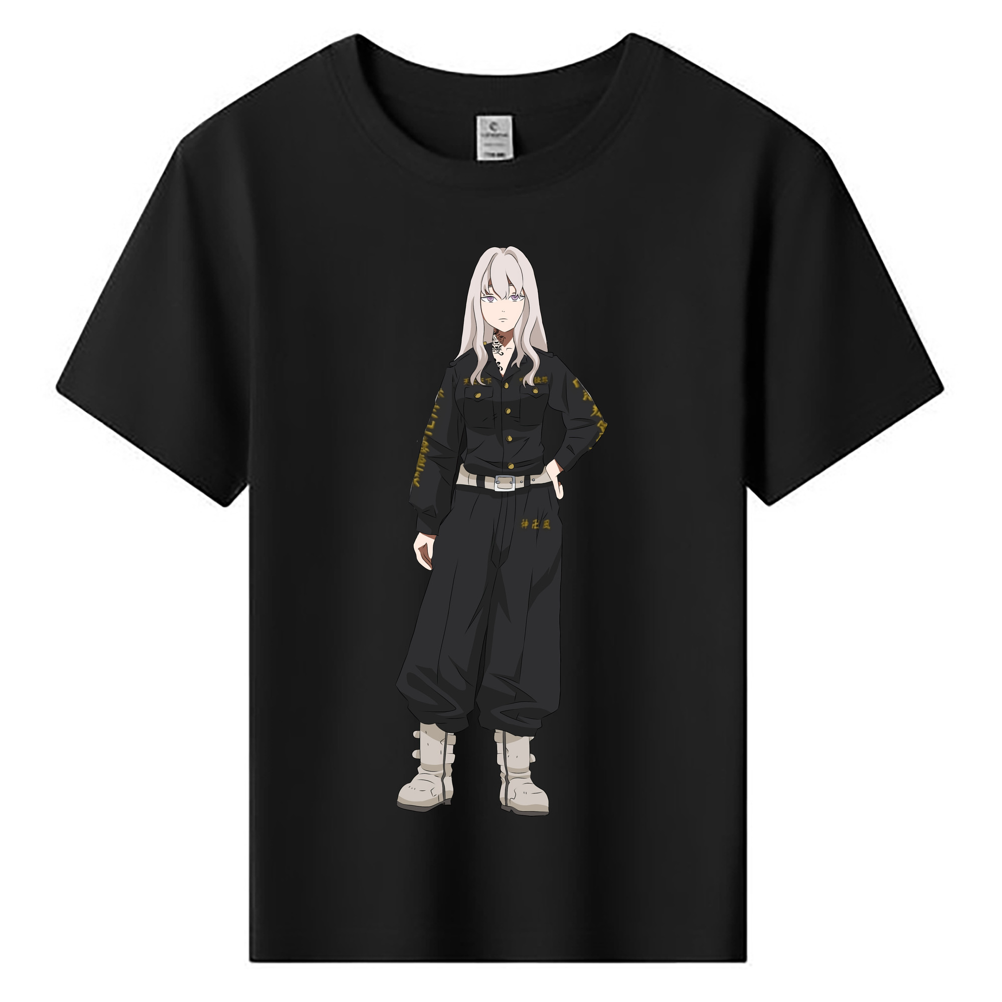（画像用） 東京リベンジャーズ Tokyo Revengers 綿100％キッズTシャツ（フロントプリント）