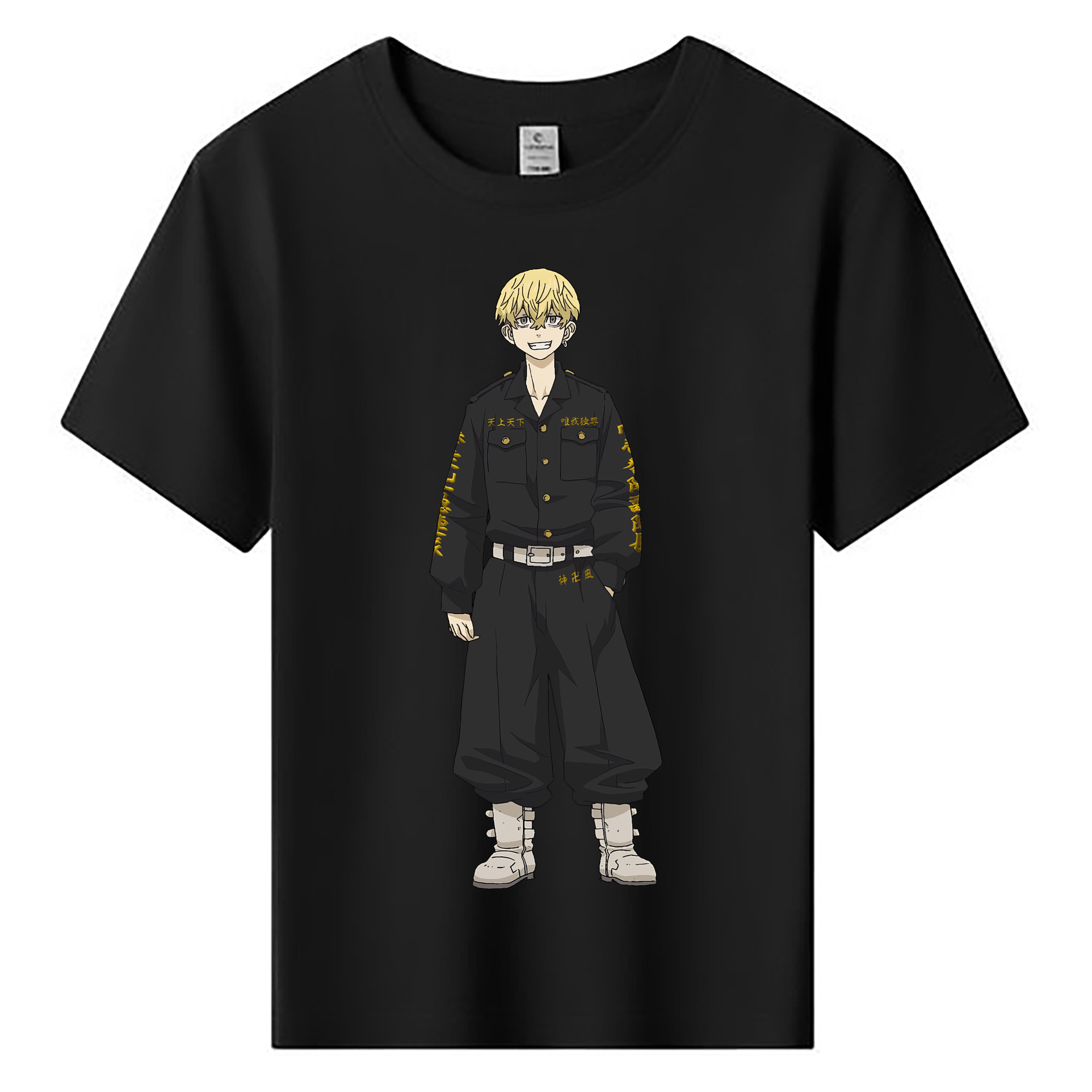 （画像用） 東京リベンジャーズ Tokyo Revengers 綿100％キッズTシャツ（フロントプリント）