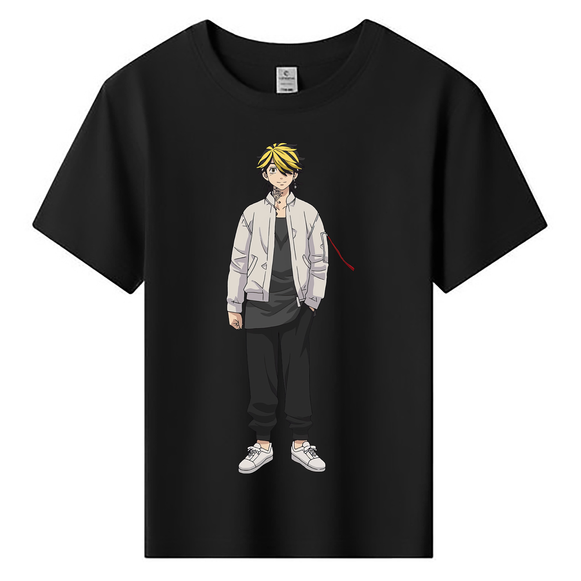 （画像用） 東京リベンジャーズ Tokyo Revengers 綿100％キッズTシャツ（フロントプリント）