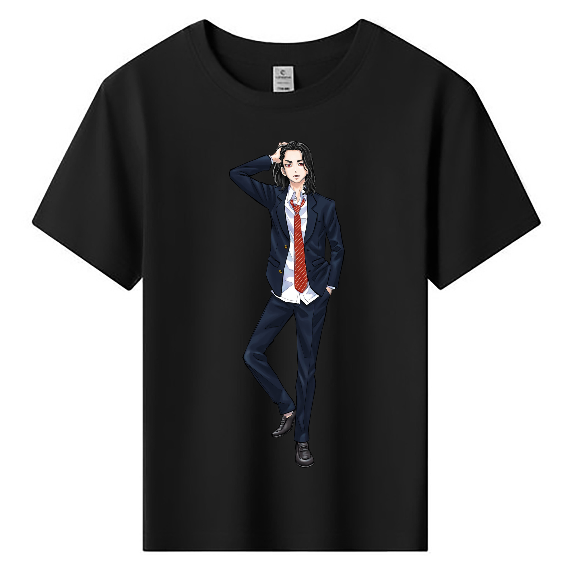 （画像用） 東京リベンジャーズ Tokyo Revengers 綿100％キッズTシャツ（フロントプリント）