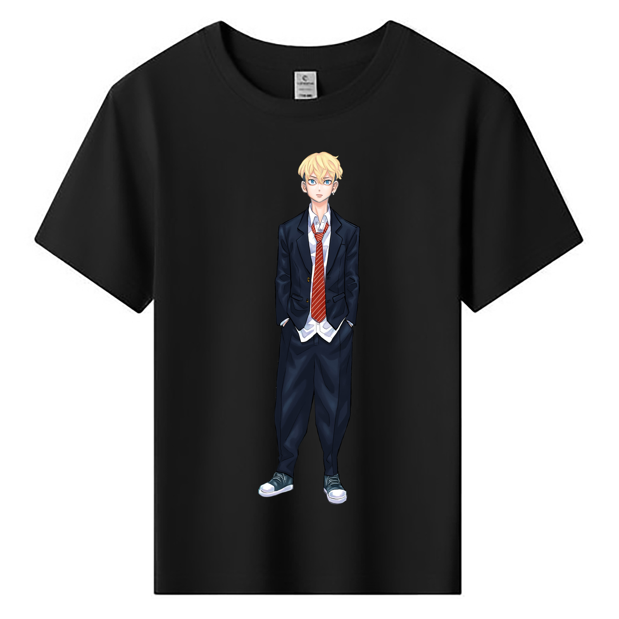 （画像用） 東京リベンジャーズ Tokyo Revengers 綿100％キッズTシャツ（フロントプリント）