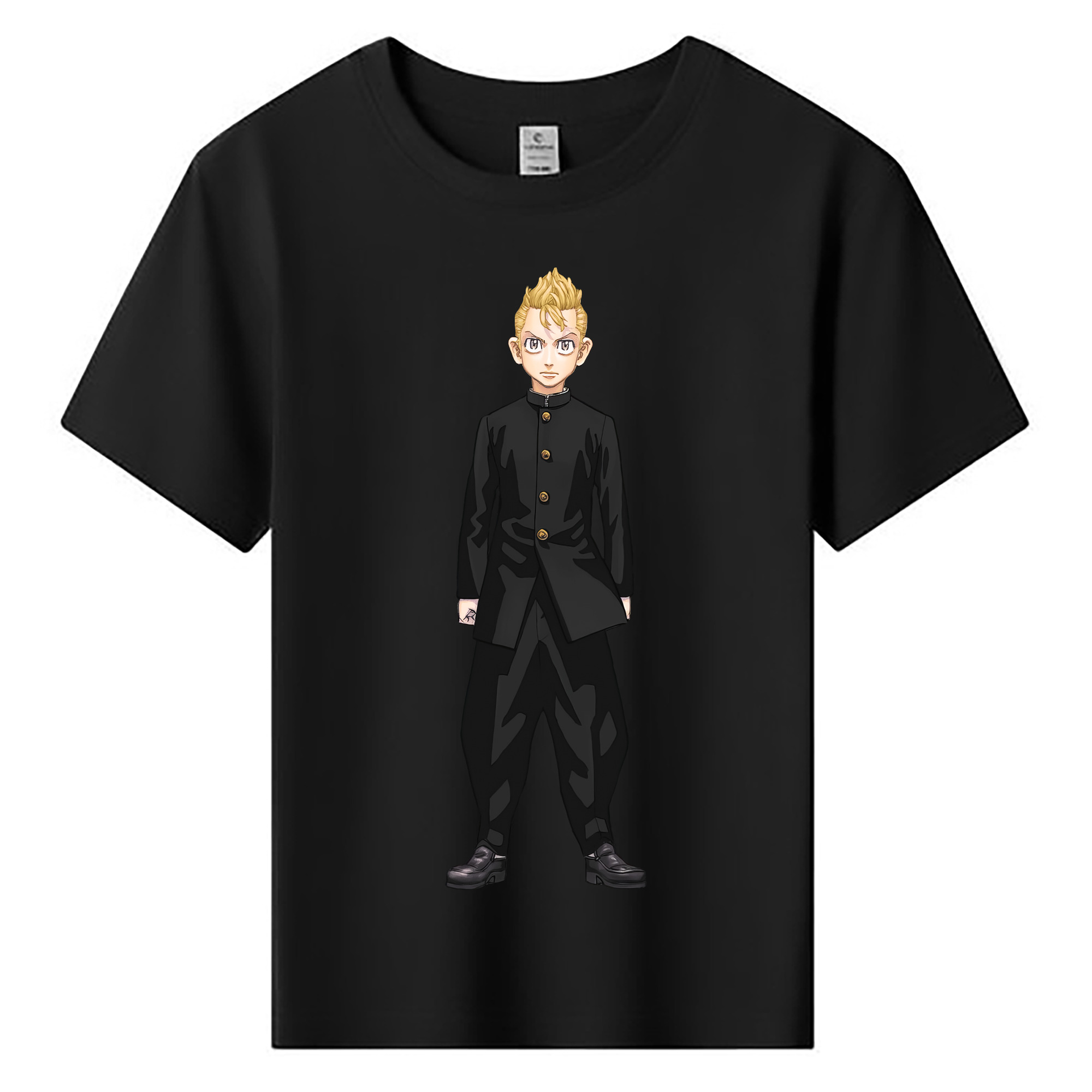 （画像用） 東京リベンジャーズ Tokyo Revengers 綿100％キッズTシャツ（フロントプリント）