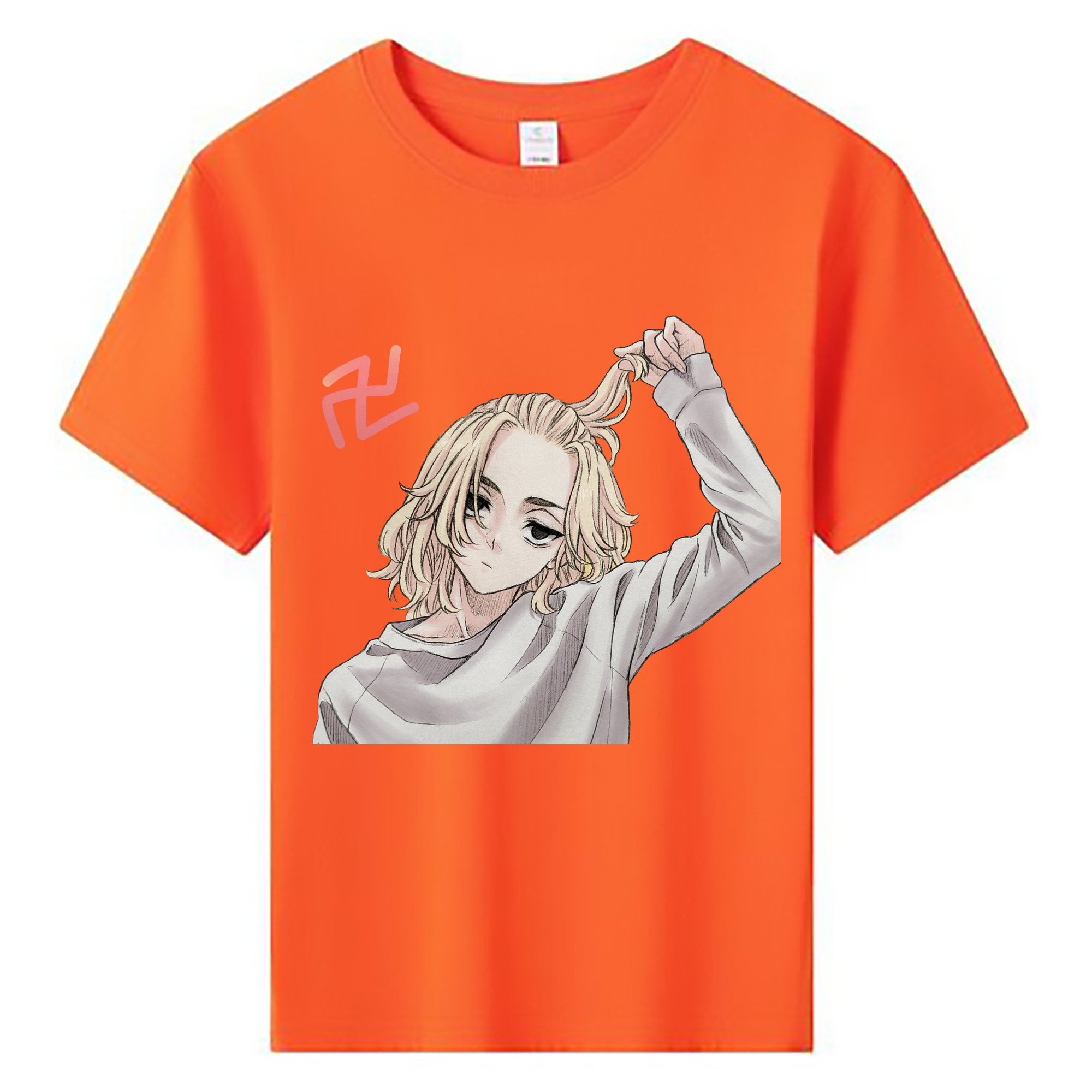 （画像用） 東京リベンジャーズ Tokyo Revengers 綿100％キッズTシャツ（フロントプリント）