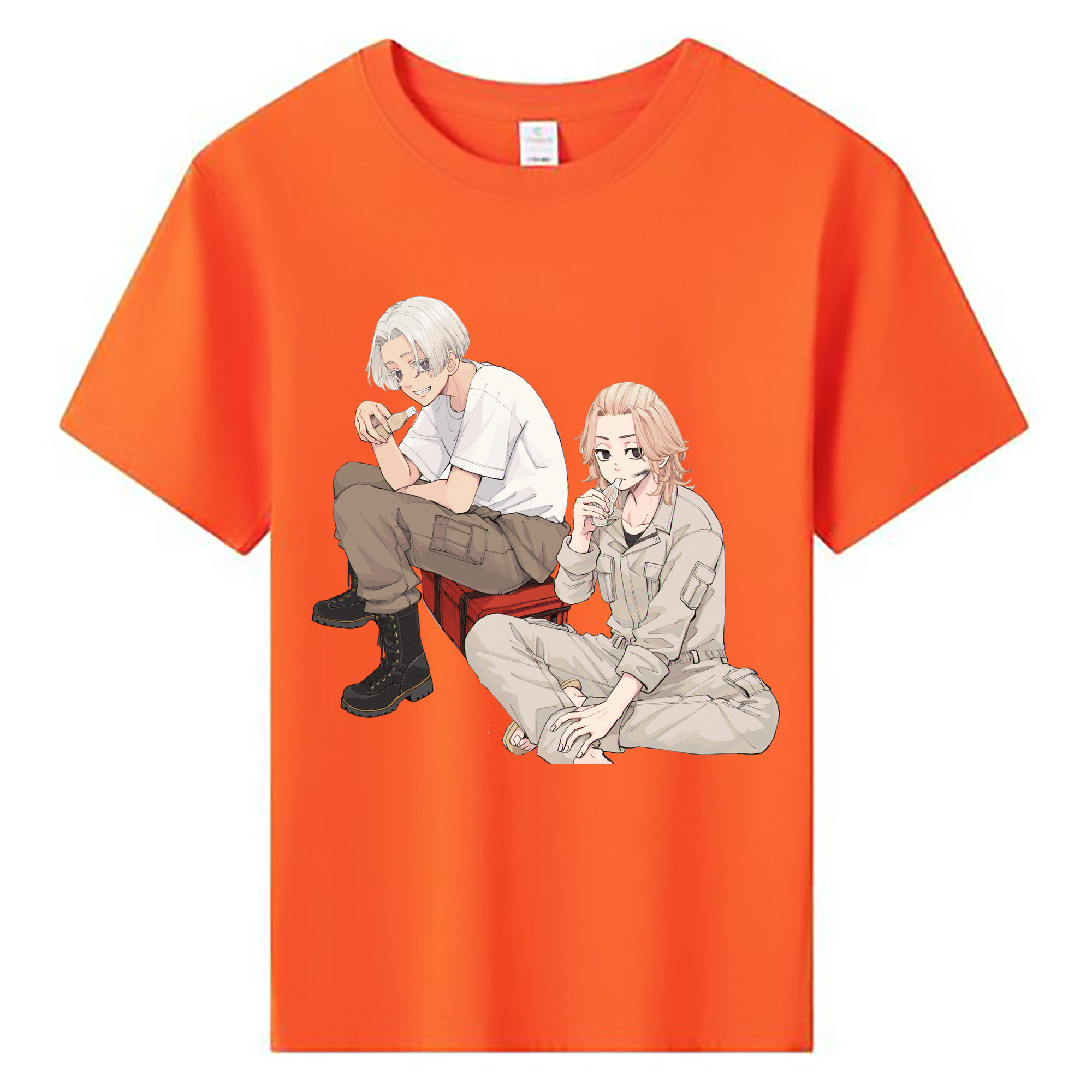 （画像用） 東京リベンジャーズ Tokyo Revengers 綿100％キッズTシャツ（フロントプリント）