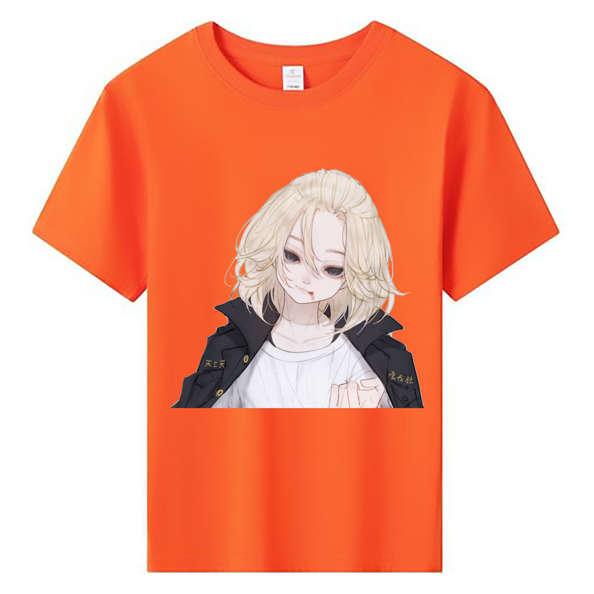 （画像用） 東京リベンジャーズ Tokyo Revengers 綿100％キッズTシャツ（フロントプリント）
