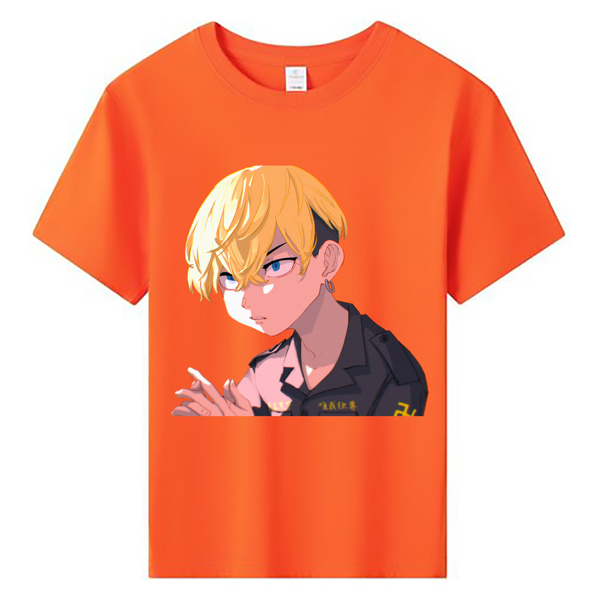 （画像用） 東京リベンジャーズ Tokyo Revengers 綿100％キッズTシャツ（フロントプリント）