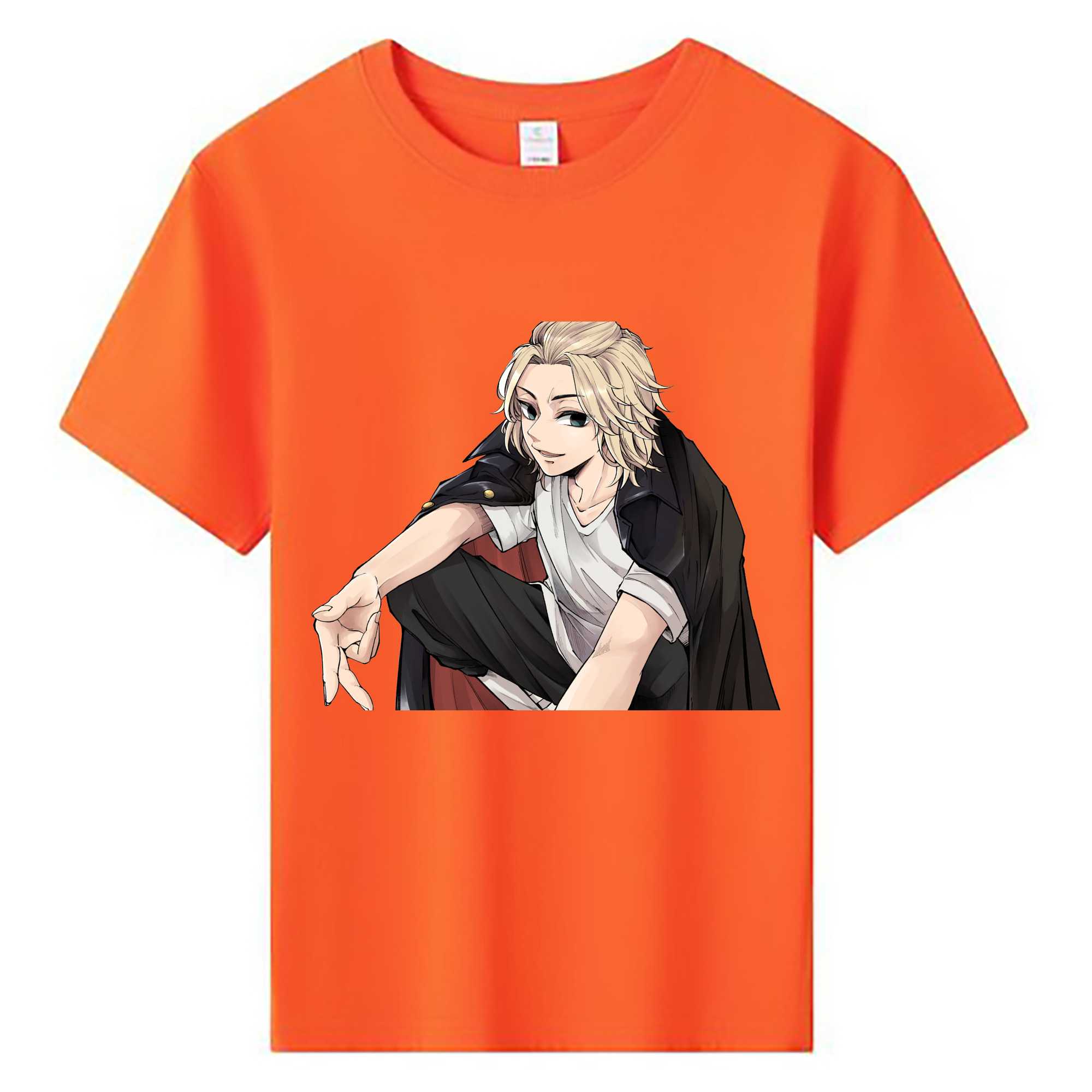 （画像用） 東京リベンジャーズ Tokyo Revengers 綿100％キッズTシャツ（フロントプリント）