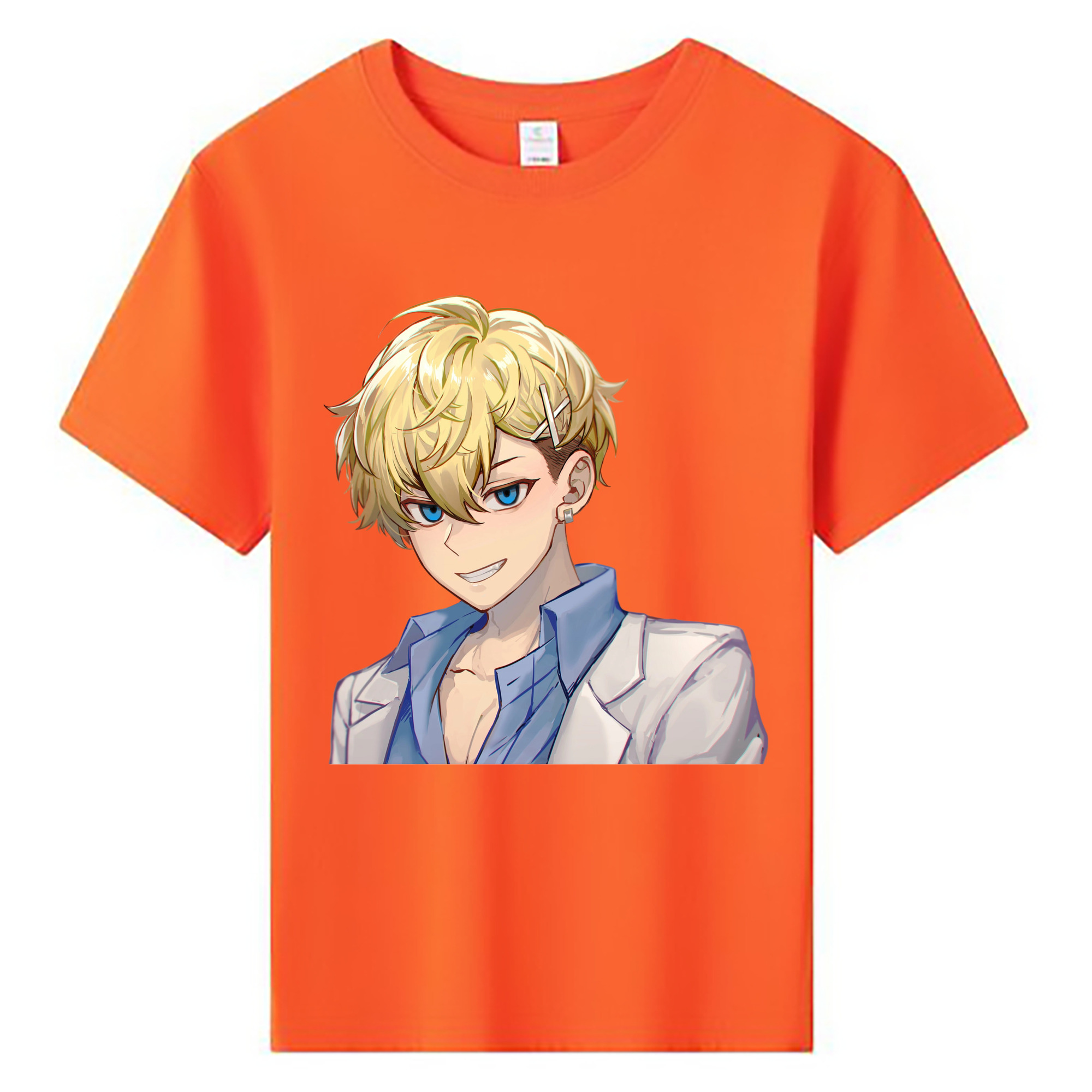 （画像用） 東京リベンジャーズ Tokyo Revengers 綿100％キッズTシャツ（フロントプリント）