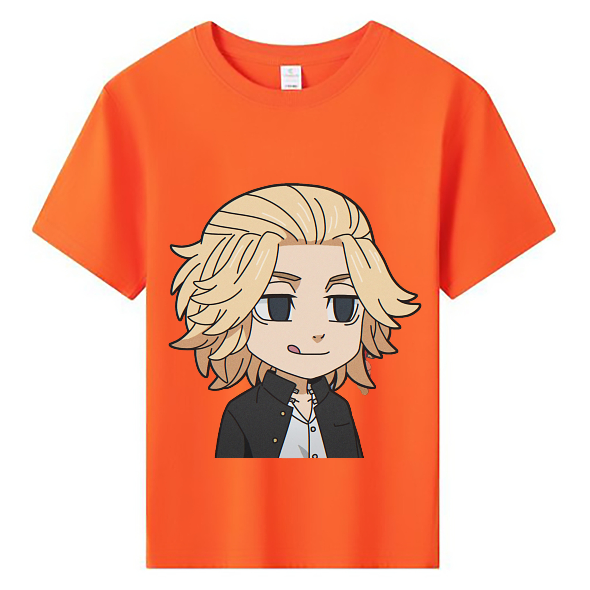 （画像用） 東京リベンジャーズ Tokyo Revengers 綿100％キッズTシャツ（フロントプリント）