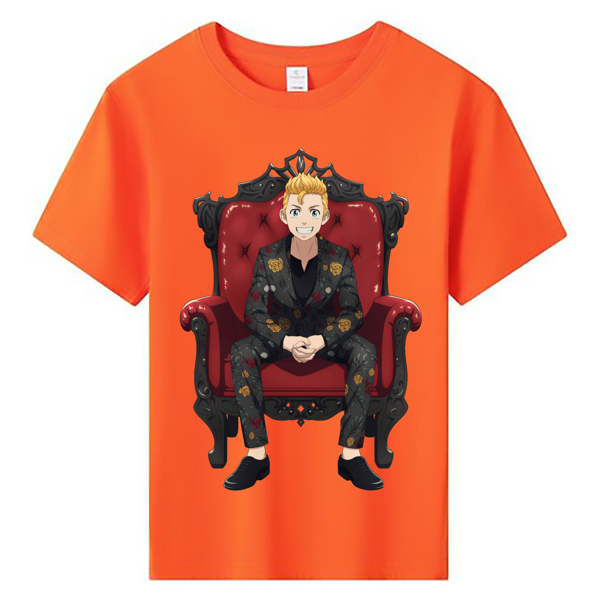（画像用） 東京リベンジャーズ Tokyo Revengers 綿100％キッズTシャツ（フロントプリント）
