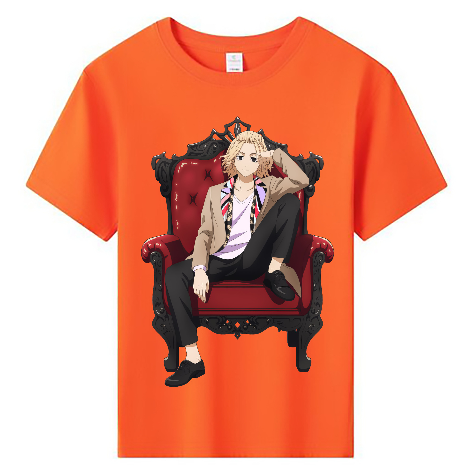 （画像用） 東京リベンジャーズ Tokyo Revengers 綿100％キッズTシャツ（フロントプリント）
