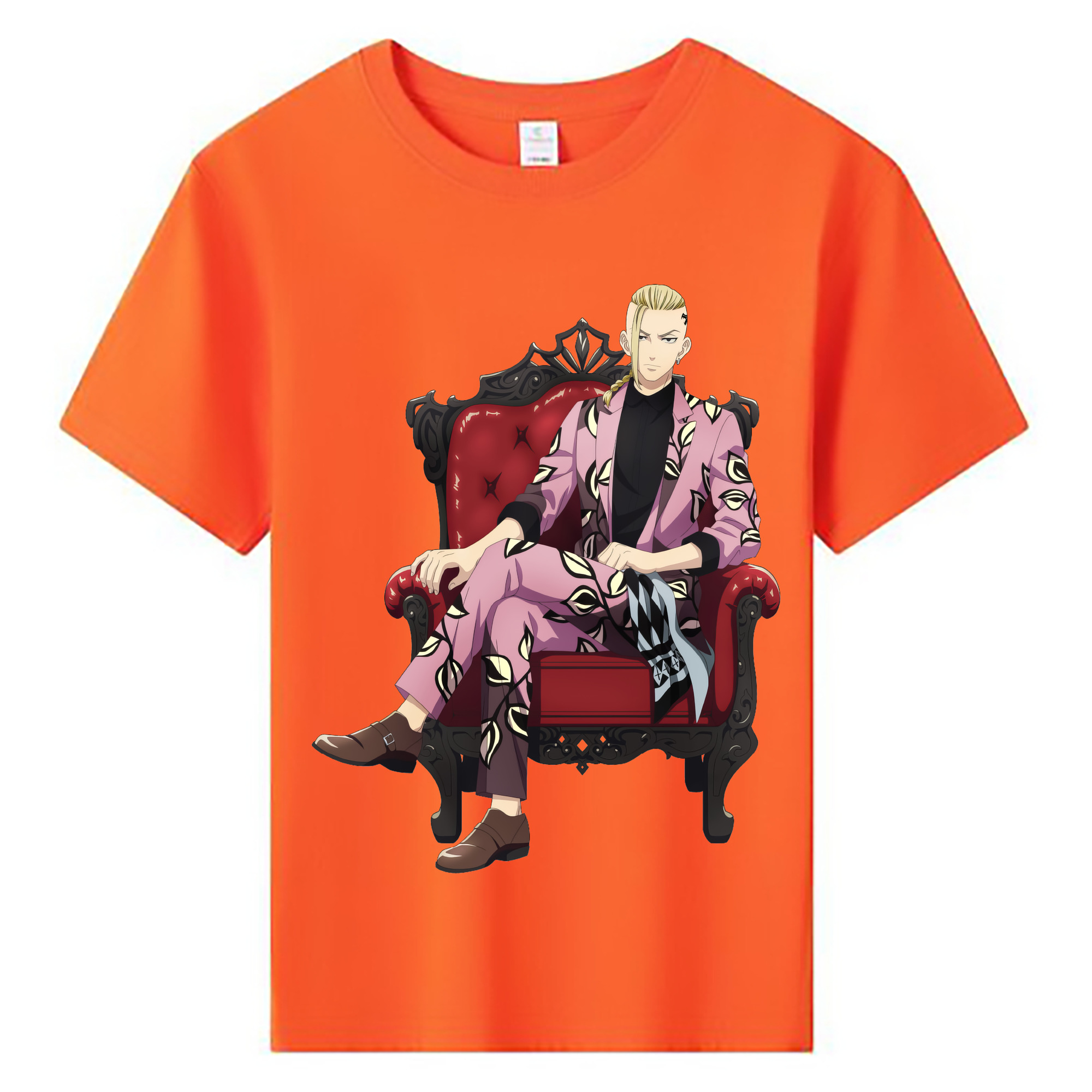 （画像用） 東京リベンジャーズ Tokyo Revengers 綿100％キッズTシャツ（フロントプリント）