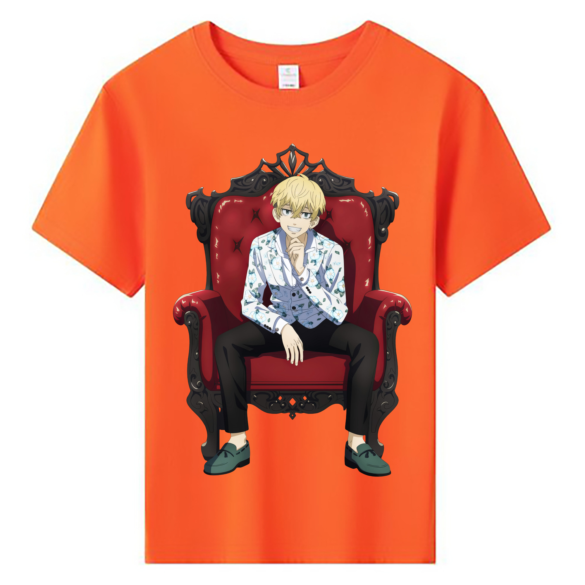 （画像用） 東京リベンジャーズ Tokyo Revengers 綿100％キッズTシャツ（フロントプリント）