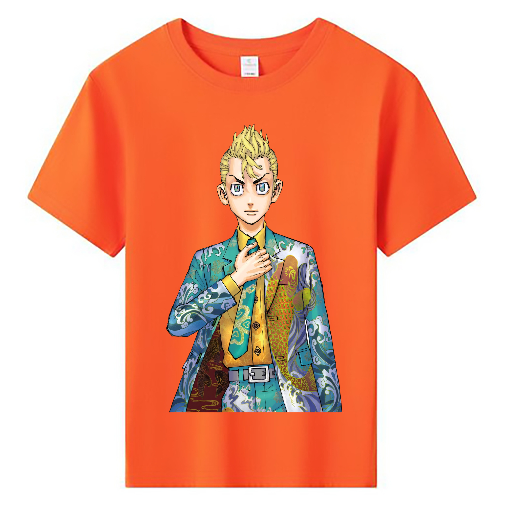 （画像用） 東京リベンジャーズ Tokyo Revengers 綿100％キッズTシャツ（フロントプリント）