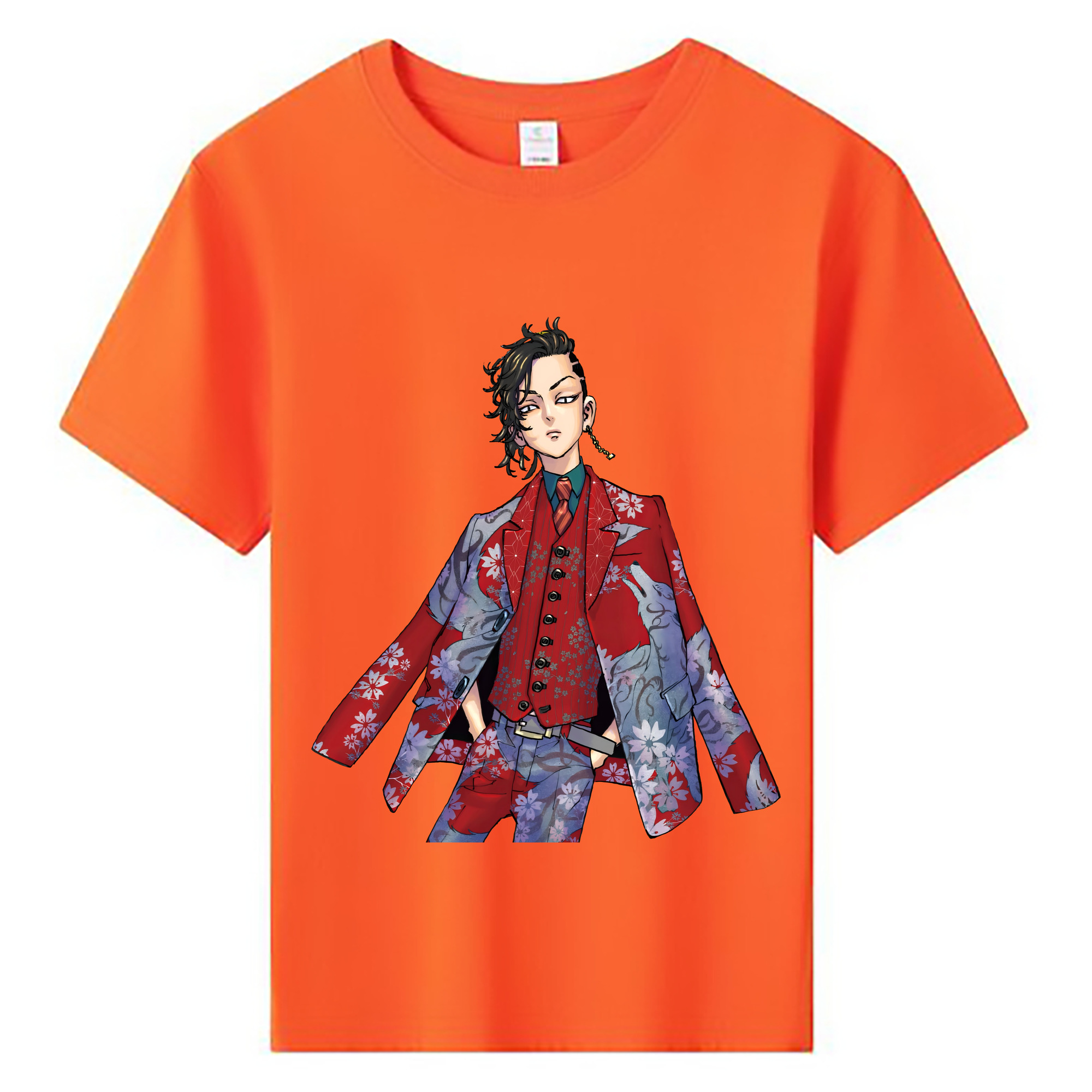 （画像用） 東京リベンジャーズ Tokyo Revengers 綿100％キッズTシャツ（フロントプリント）