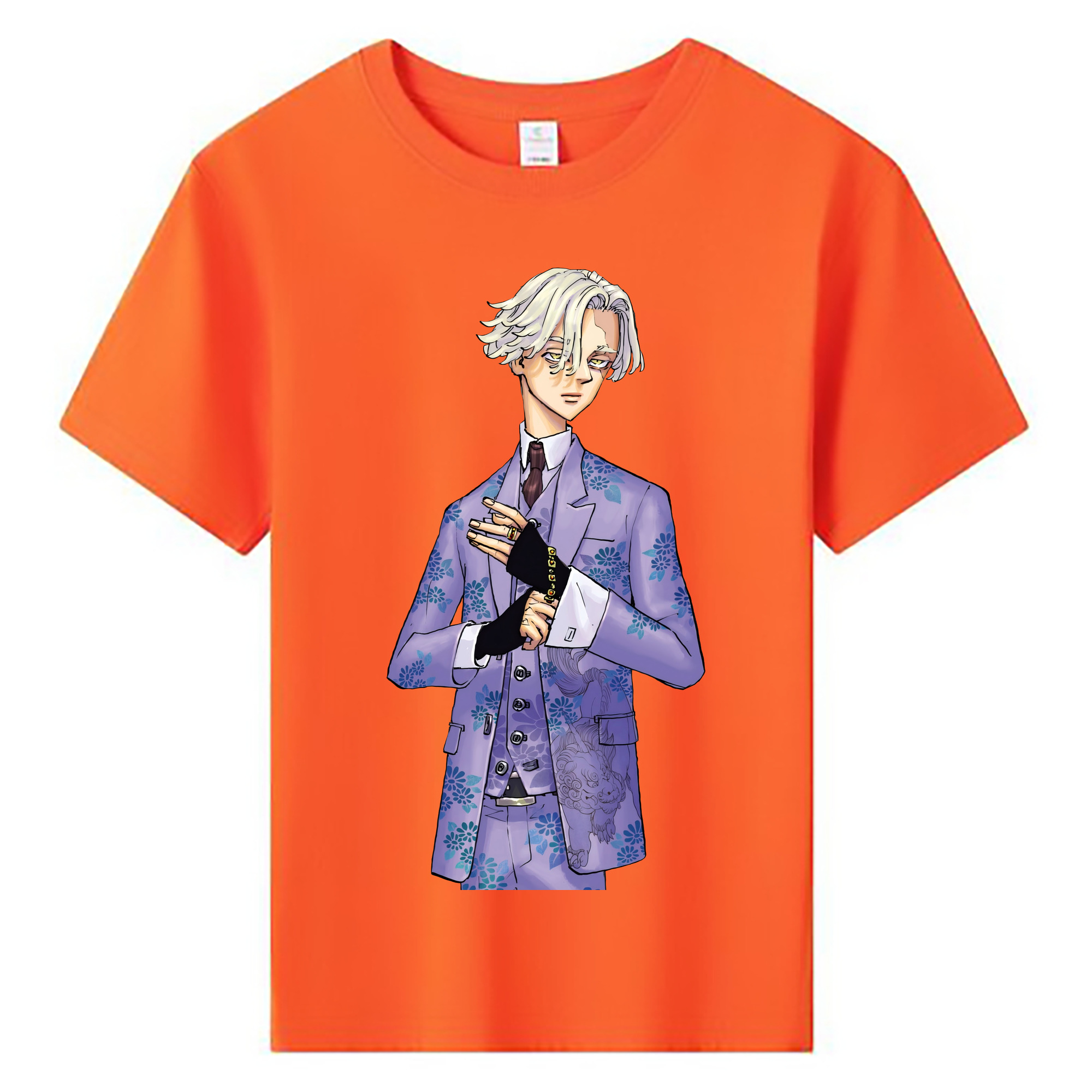（画像用） 東京リベンジャーズ Tokyo Revengers 綿100％キッズTシャツ（フロントプリント）