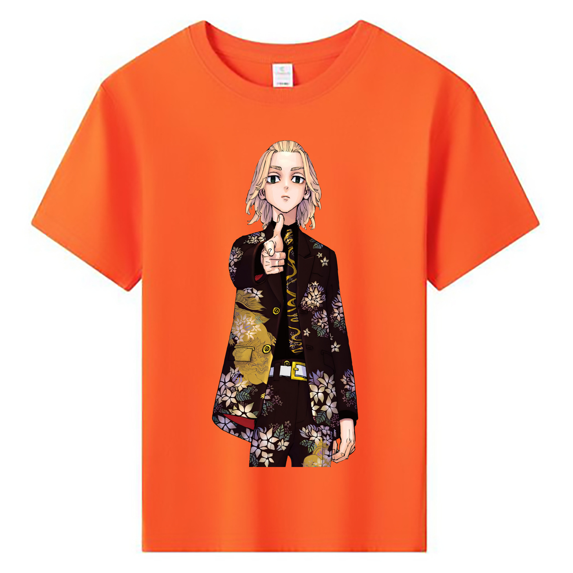 （画像用） 東京リベンジャーズ Tokyo Revengers 綿100％キッズTシャツ（フロントプリント）