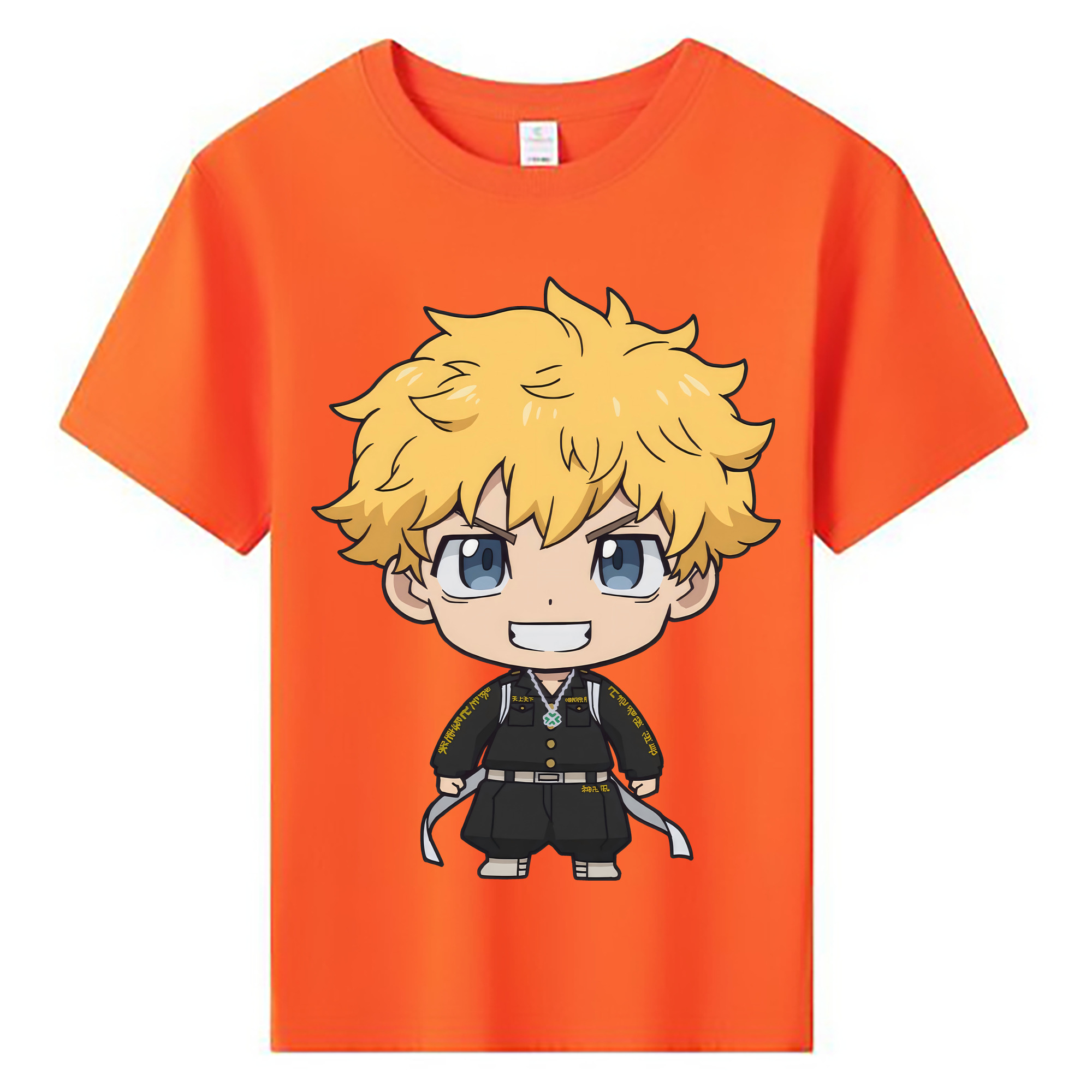 （画像用） 東京リベンジャーズ Tokyo Revengers 綿100％キッズTシャツ（フロントプリント）