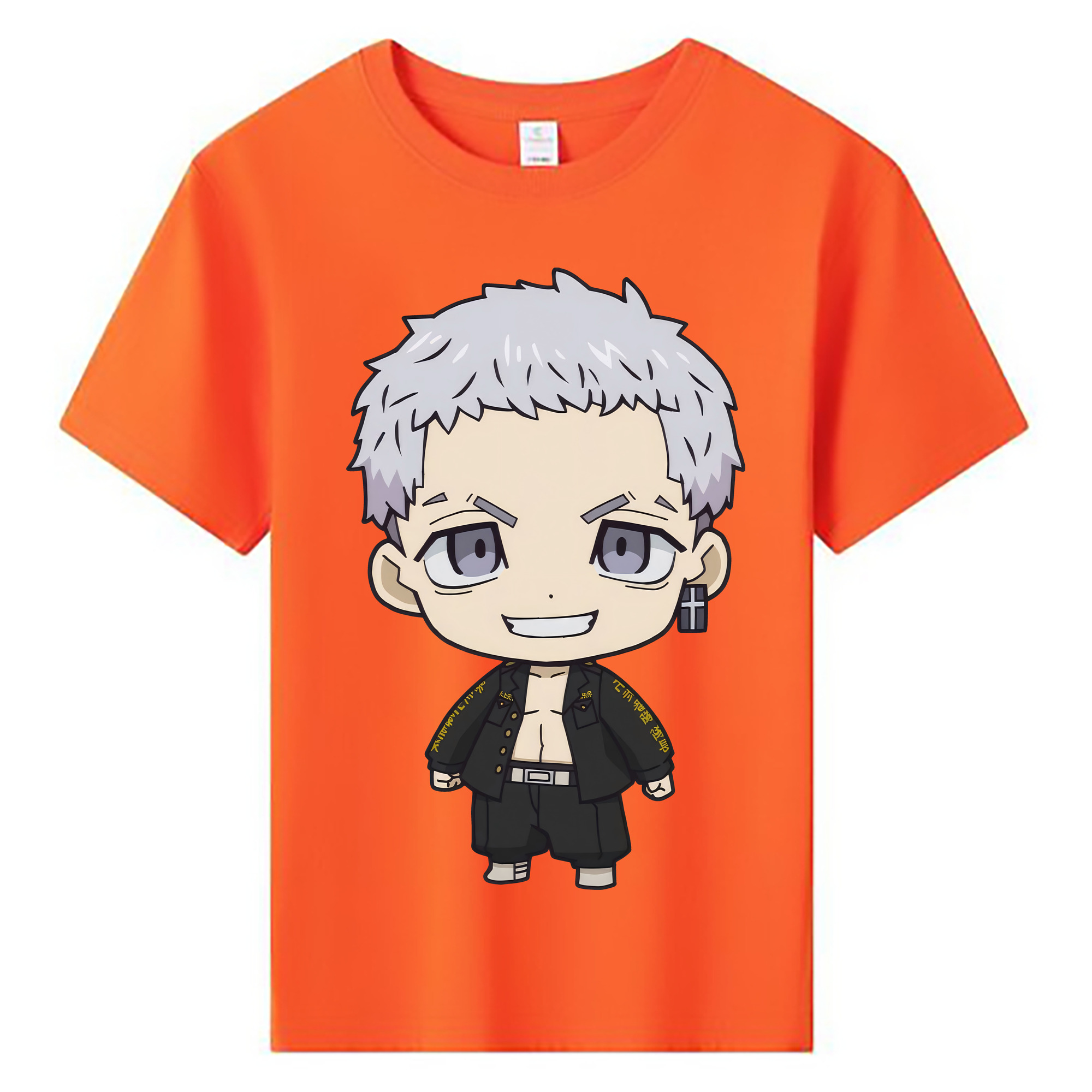 （画像用） 東京リベンジャーズ Tokyo Revengers 綿100％キッズTシャツ（フロントプリント）
