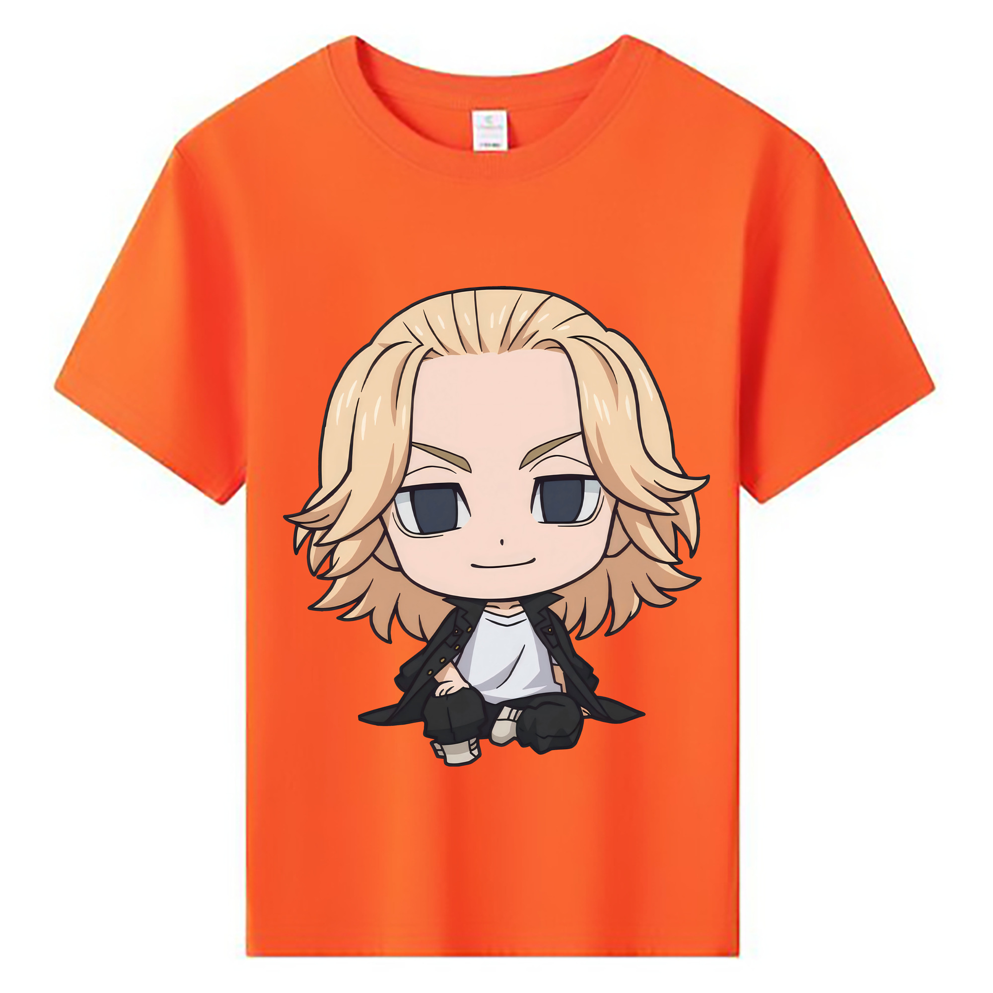 （画像用） 東京リベンジャーズ Tokyo Revengers 綿100％キッズTシャツ（フロントプリント）