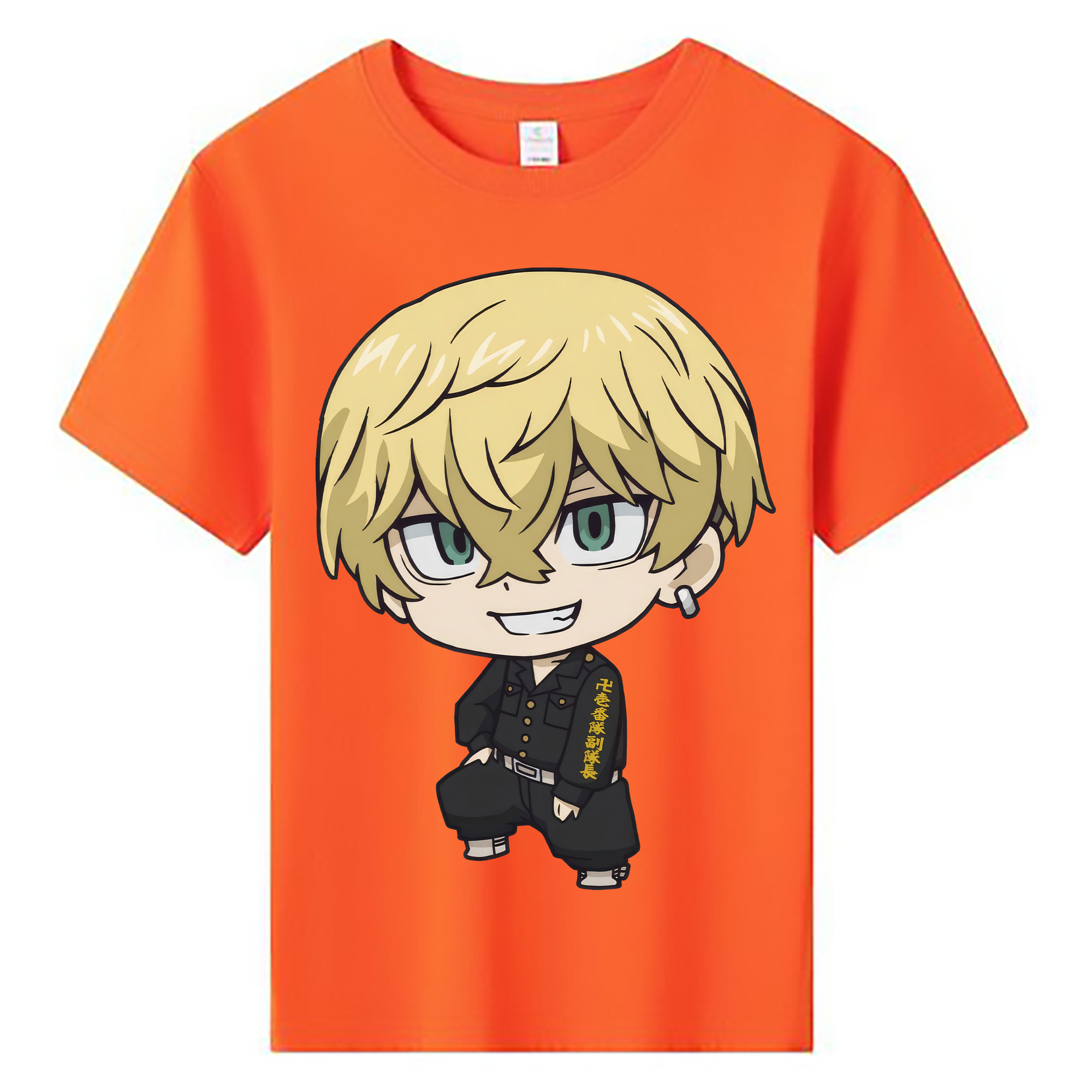 （画像用） 東京リベンジャーズ Tokyo Revengers 綿100％キッズTシャツ（フロントプリント）