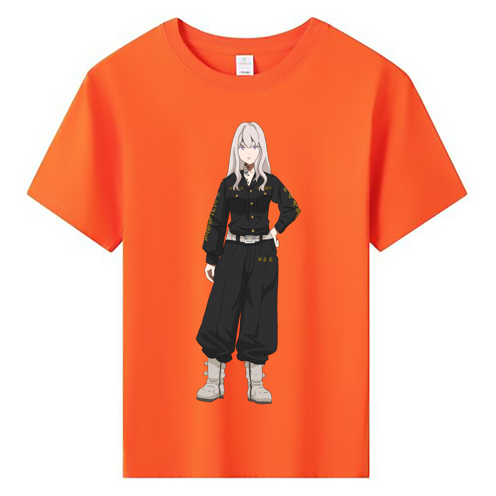 （画像用） 東京リベンジャーズ Tokyo Revengers 綿100％キッズTシャツ（フロントプリント）