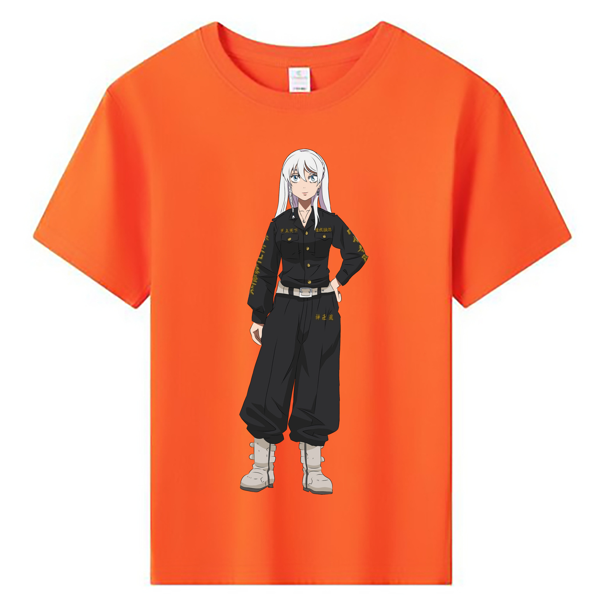 （画像用） 東京リベンジャーズ Tokyo Revengers 綿100％キッズTシャツ（フロントプリント）