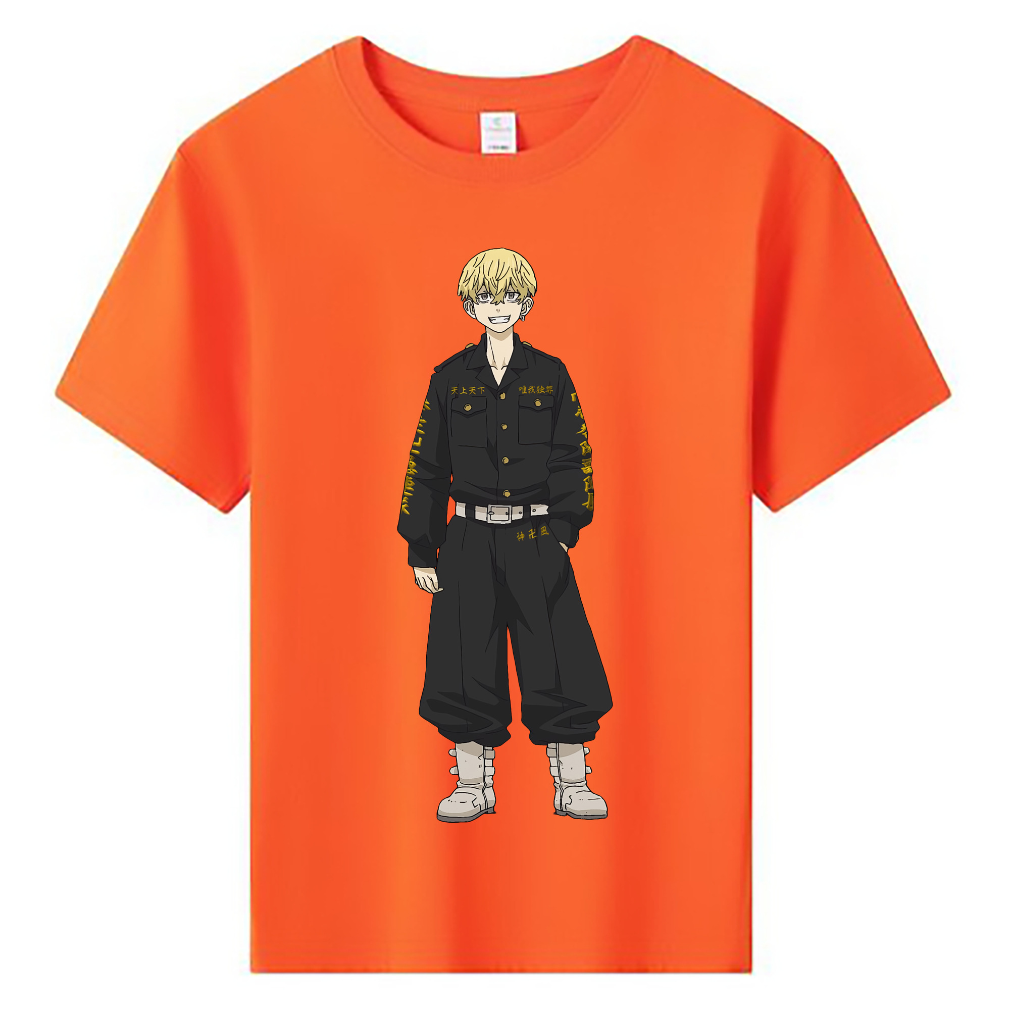 （画像用） 東京リベンジャーズ Tokyo Revengers 綿100％キッズTシャツ（フロントプリント）