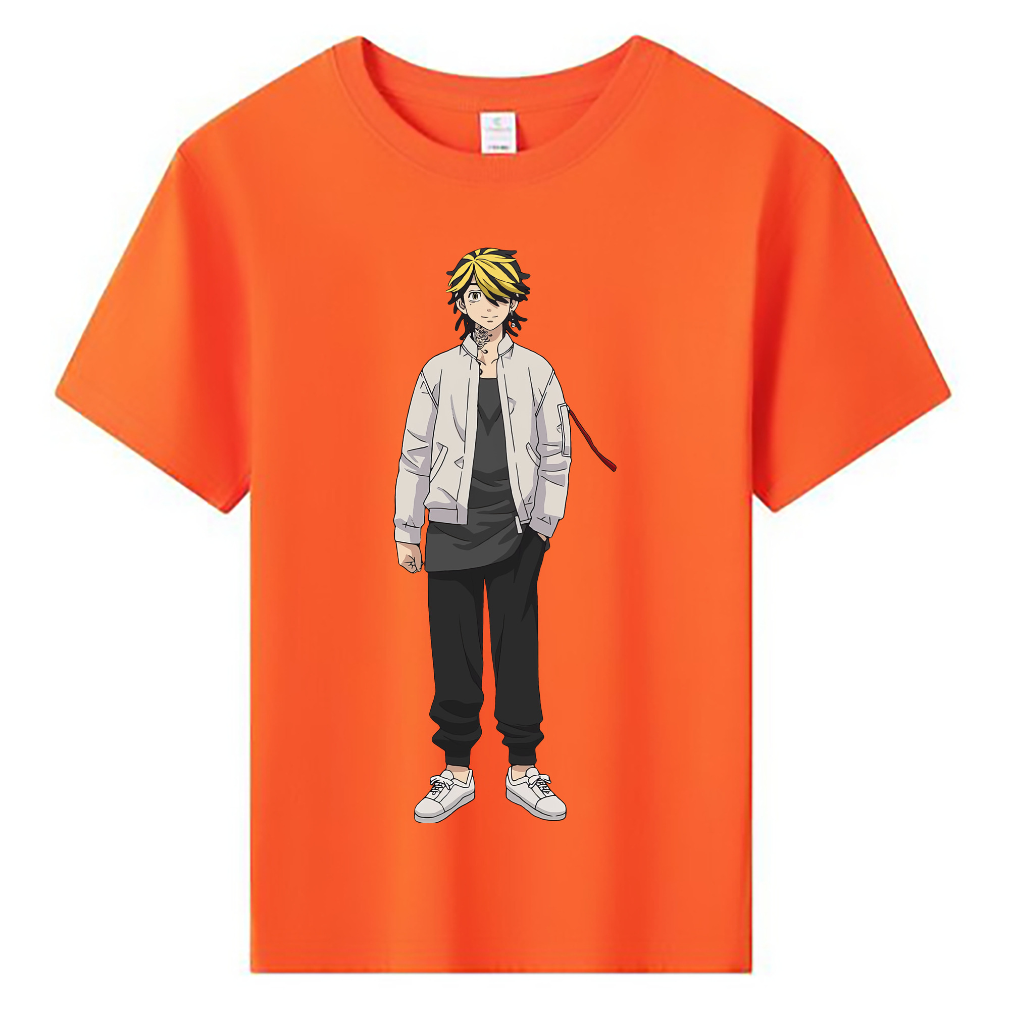 （画像用） 東京リベンジャーズ Tokyo Revengers 綿100％キッズTシャツ（フロントプリント）