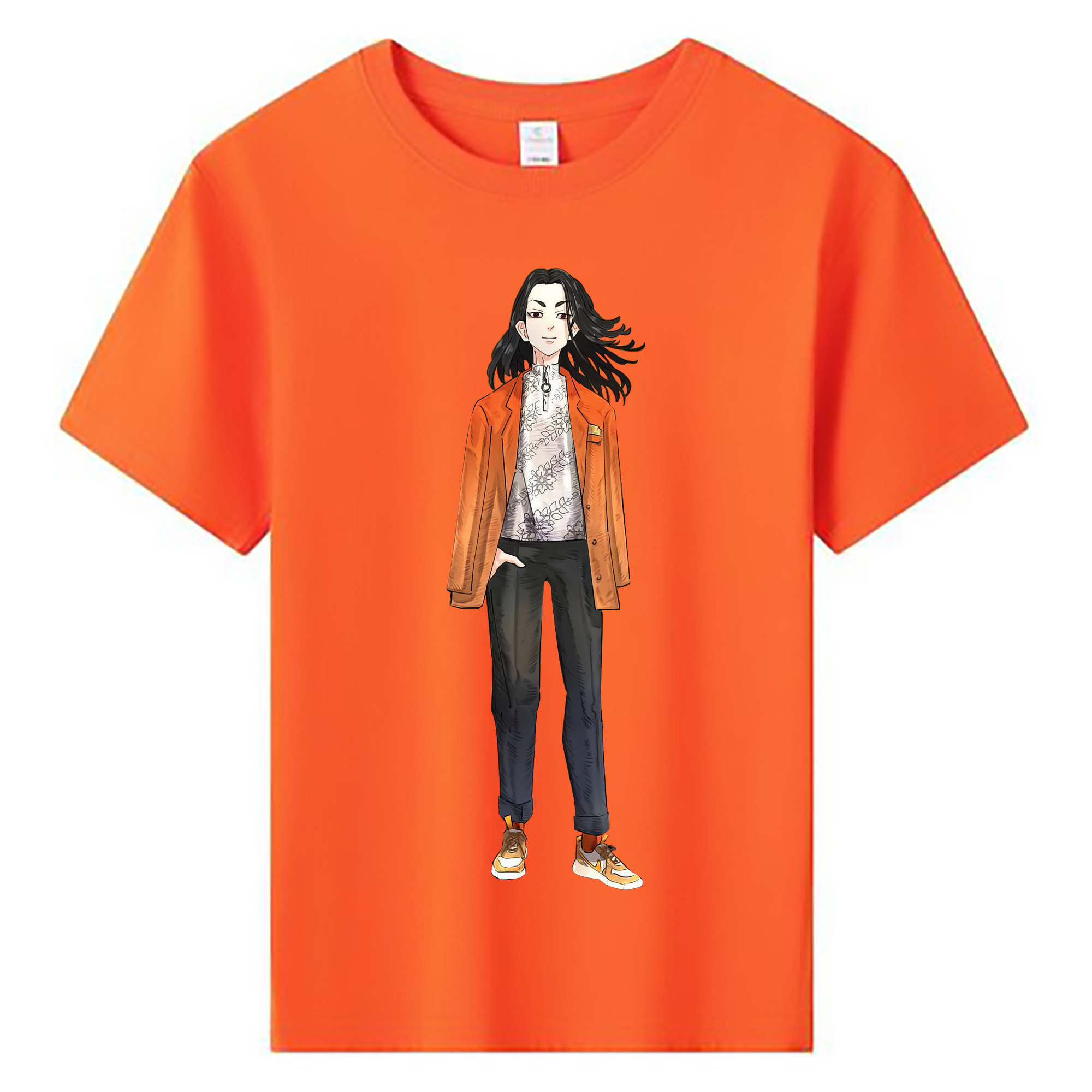 （画像用） 東京リベンジャーズ Tokyo Revengers 綿100％キッズTシャツ（フロントプリント）