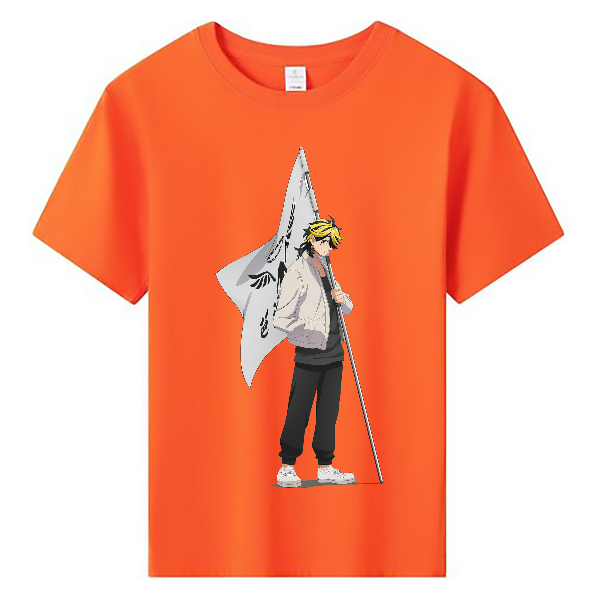 （画像用） 東京リベンジャーズ Tokyo Revengers 綿100％キッズTシャツ（フロントプリント）