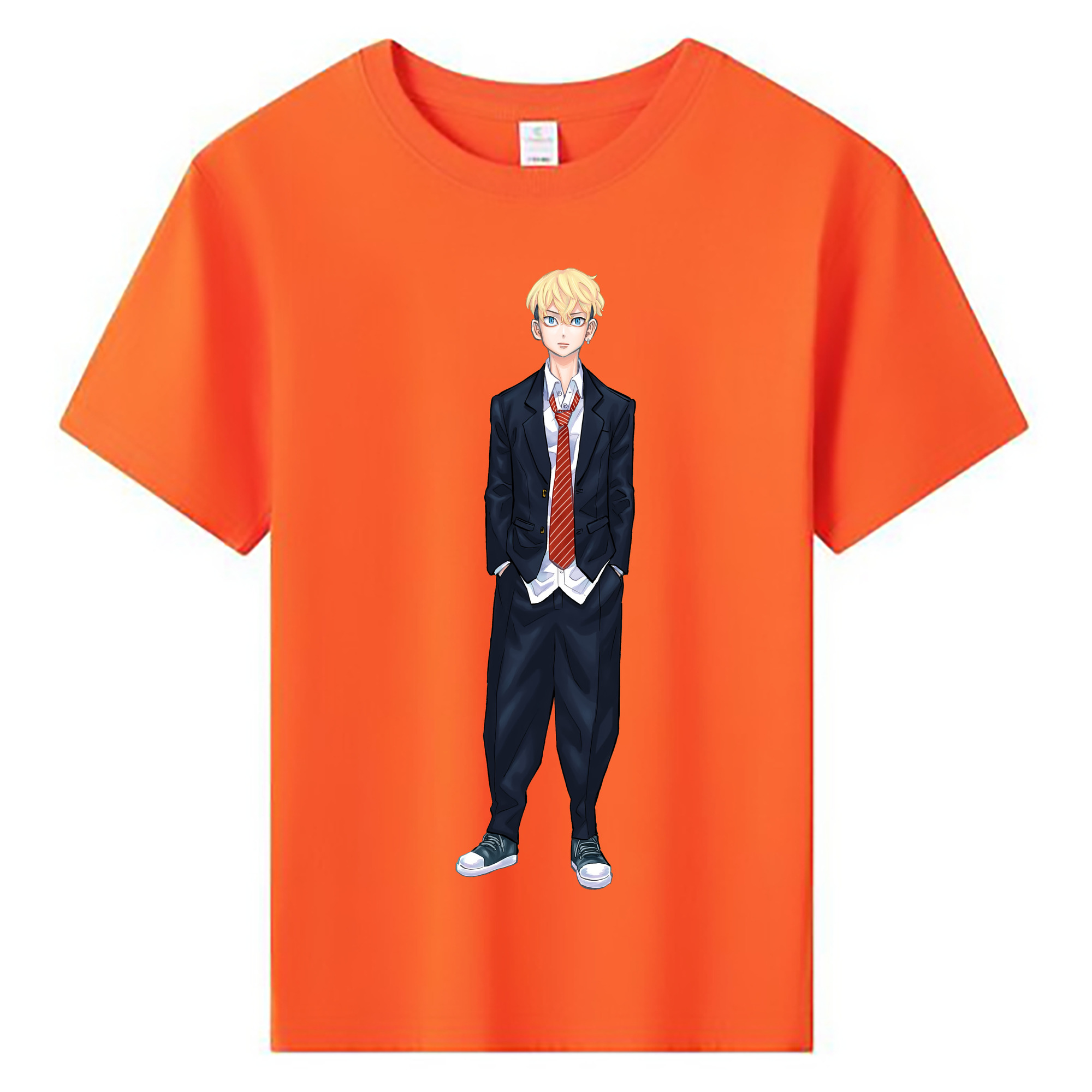 （画像用） 東京リベンジャーズ Tokyo Revengers 綿100％キッズTシャツ（フロントプリント）