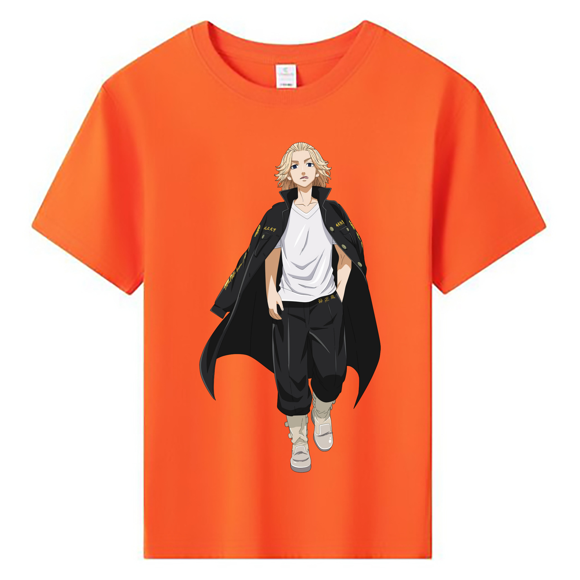 （画像用） 東京リベンジャーズ Tokyo Revengers 綿100％キッズTシャツ（フロントプリント）