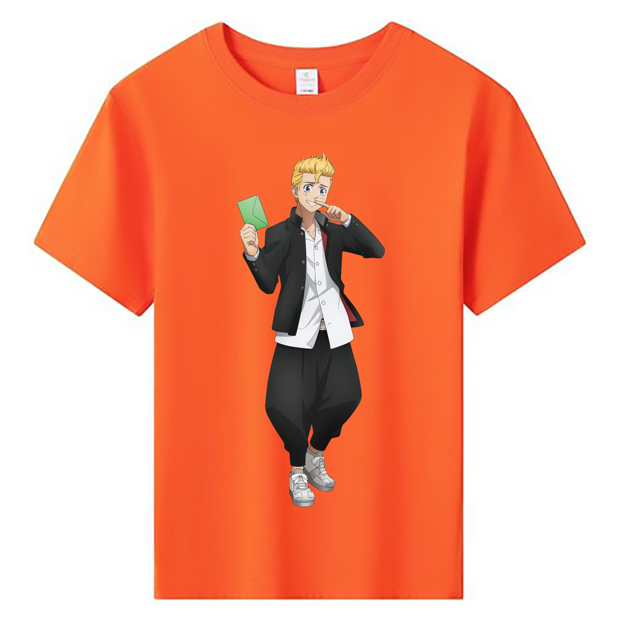 （画像用） 東京リベンジャーズ Tokyo Revengers 綿100％キッズTシャツ（フロントプリント）