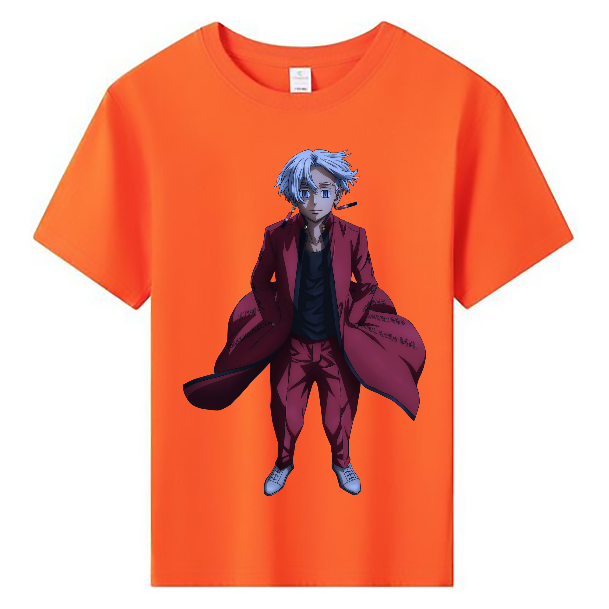 （画像用） 東京リベンジャーズ Tokyo Revengers 綿100％キッズTシャツ（フロントプリント）