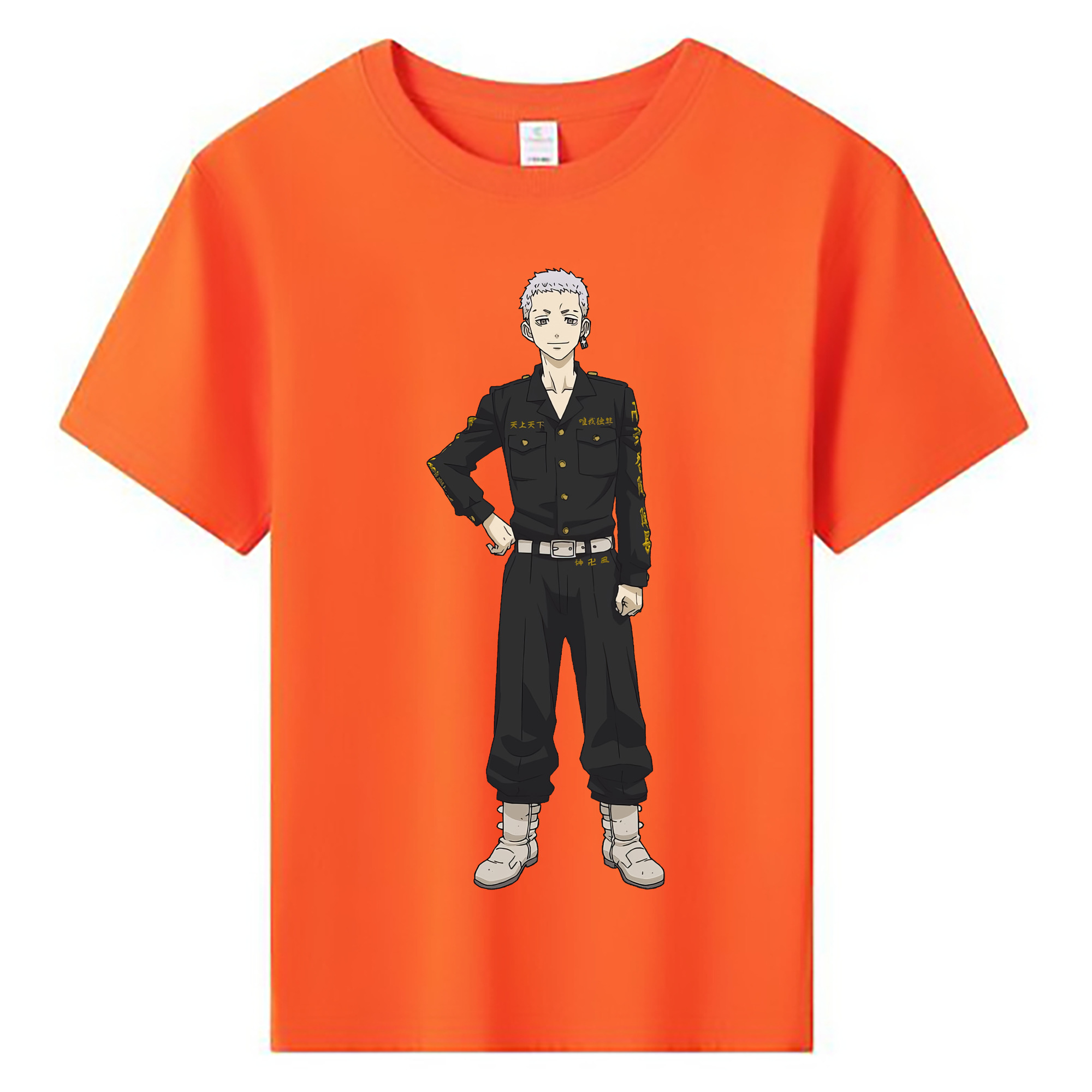 （画像用） 東京リベンジャーズ Tokyo Revengers 綿100％キッズTシャツ（フロントプリント）