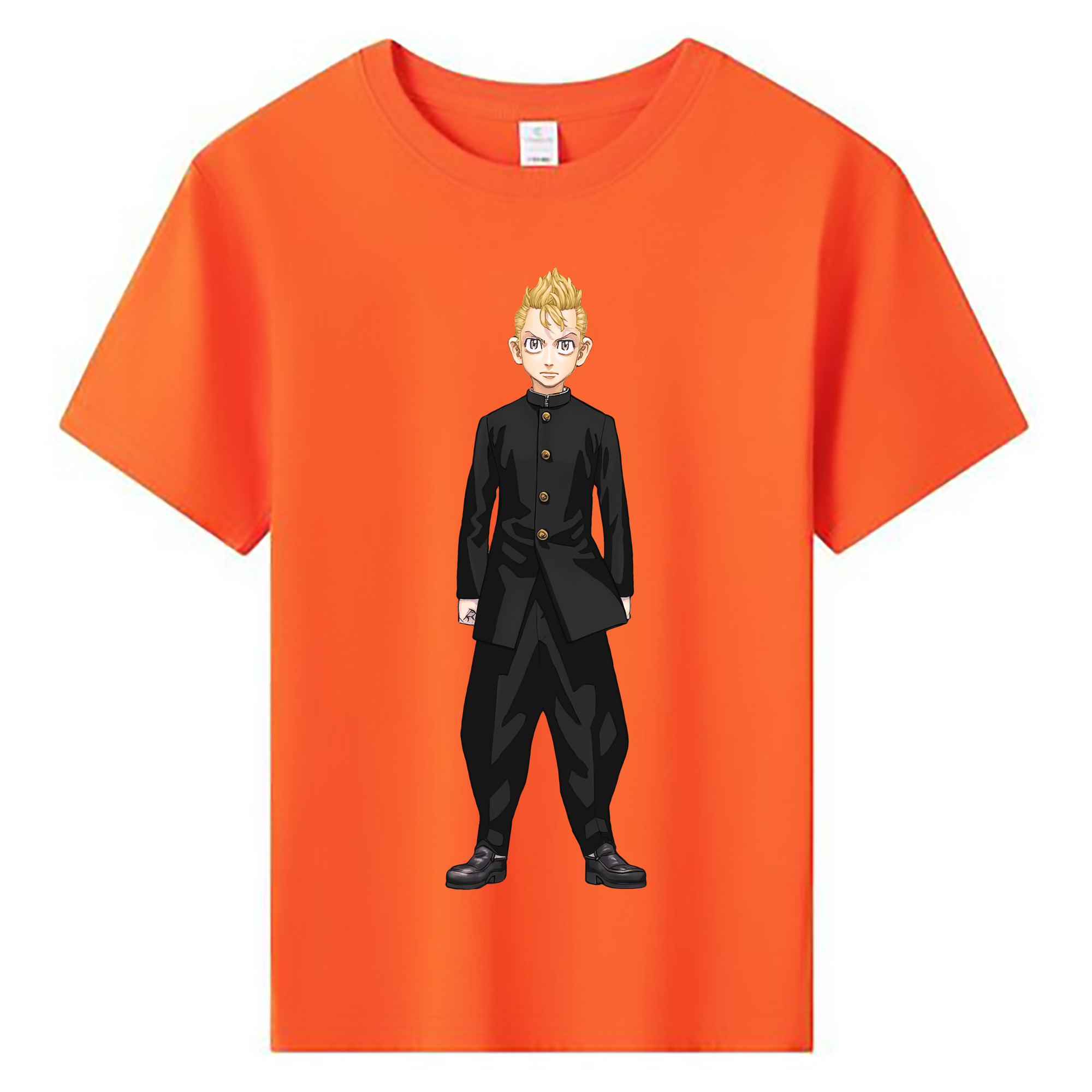 （画像用） 東京リベンジャーズ Tokyo Revengers 綿100％キッズTシャツ（フロントプリント）