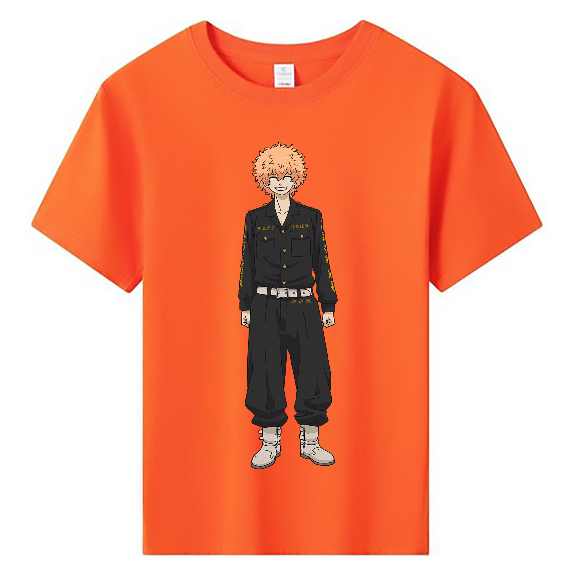 （画像用） 東京リベンジャーズ Tokyo Revengers 綿100％キッズTシャツ（フロントプリント）