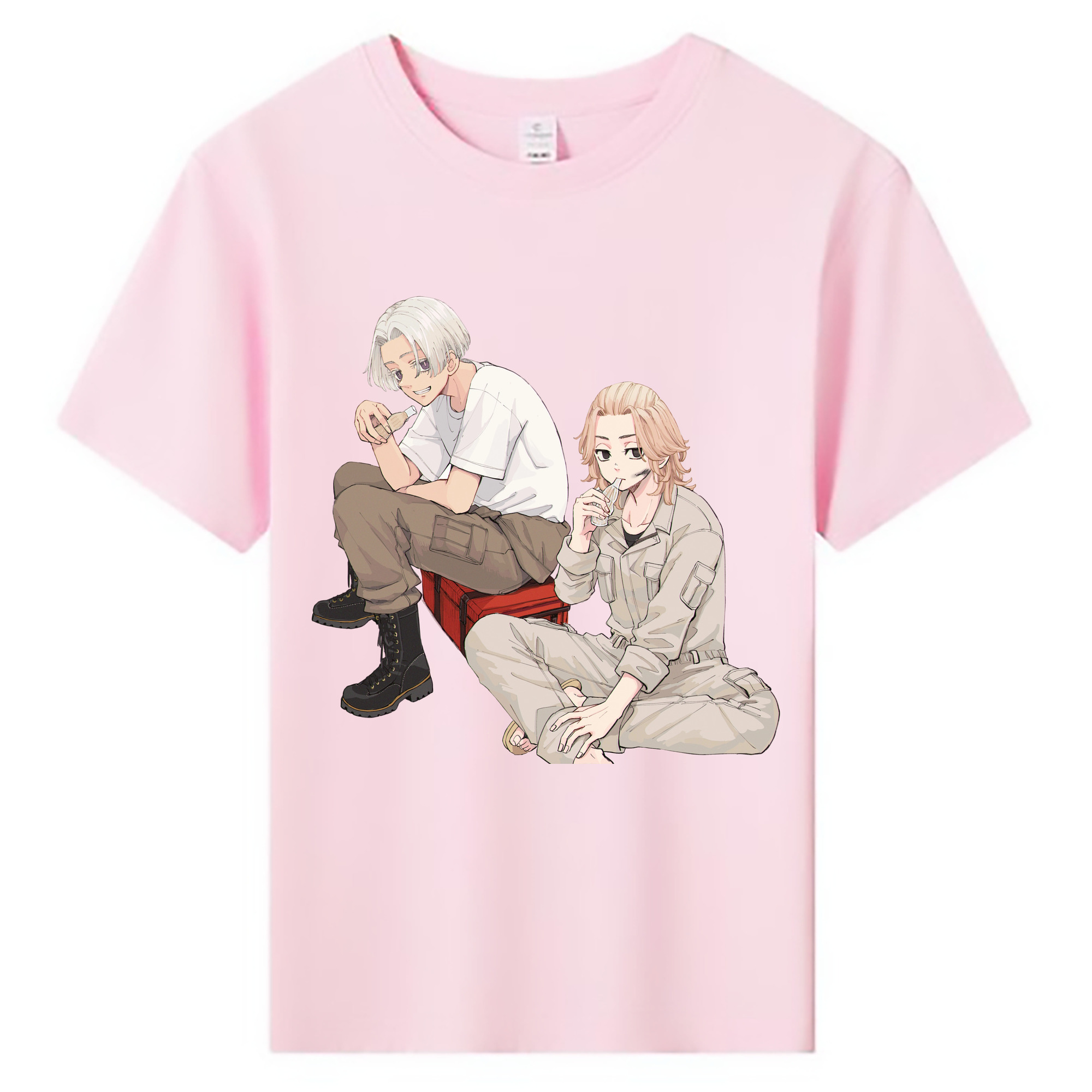 （画像用） 東京リベンジャーズ Tokyo Revengers 綿100％キッズTシャツ（フロントプリント）