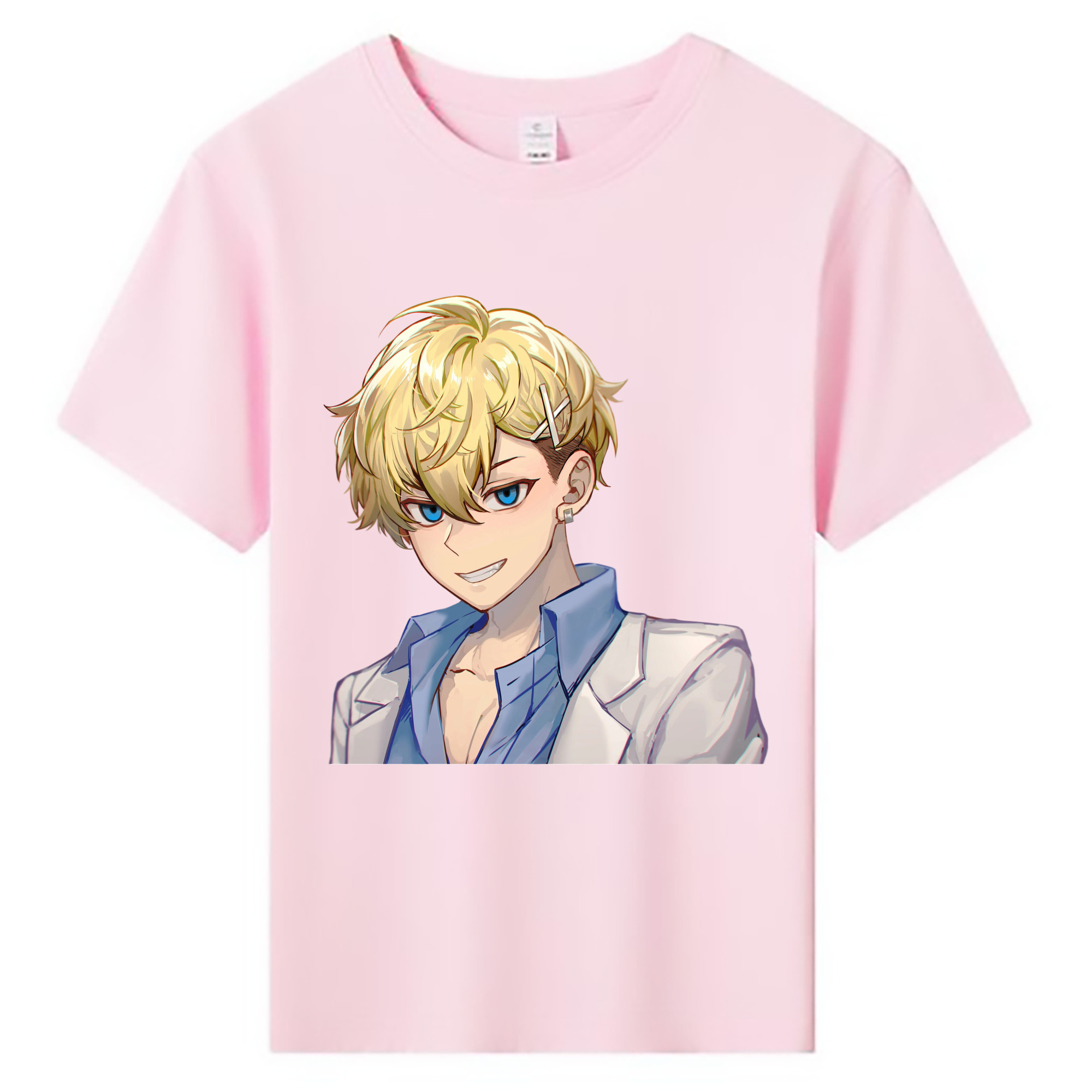 （画像用） 東京リベンジャーズ Tokyo Revengers 綿100％キッズTシャツ（フロントプリント）