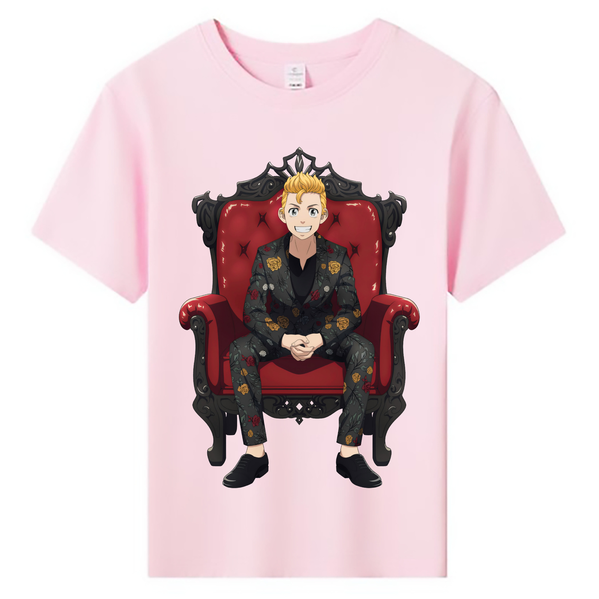 （画像用） 東京リベンジャーズ Tokyo Revengers 綿100％キッズTシャツ（フロントプリント）