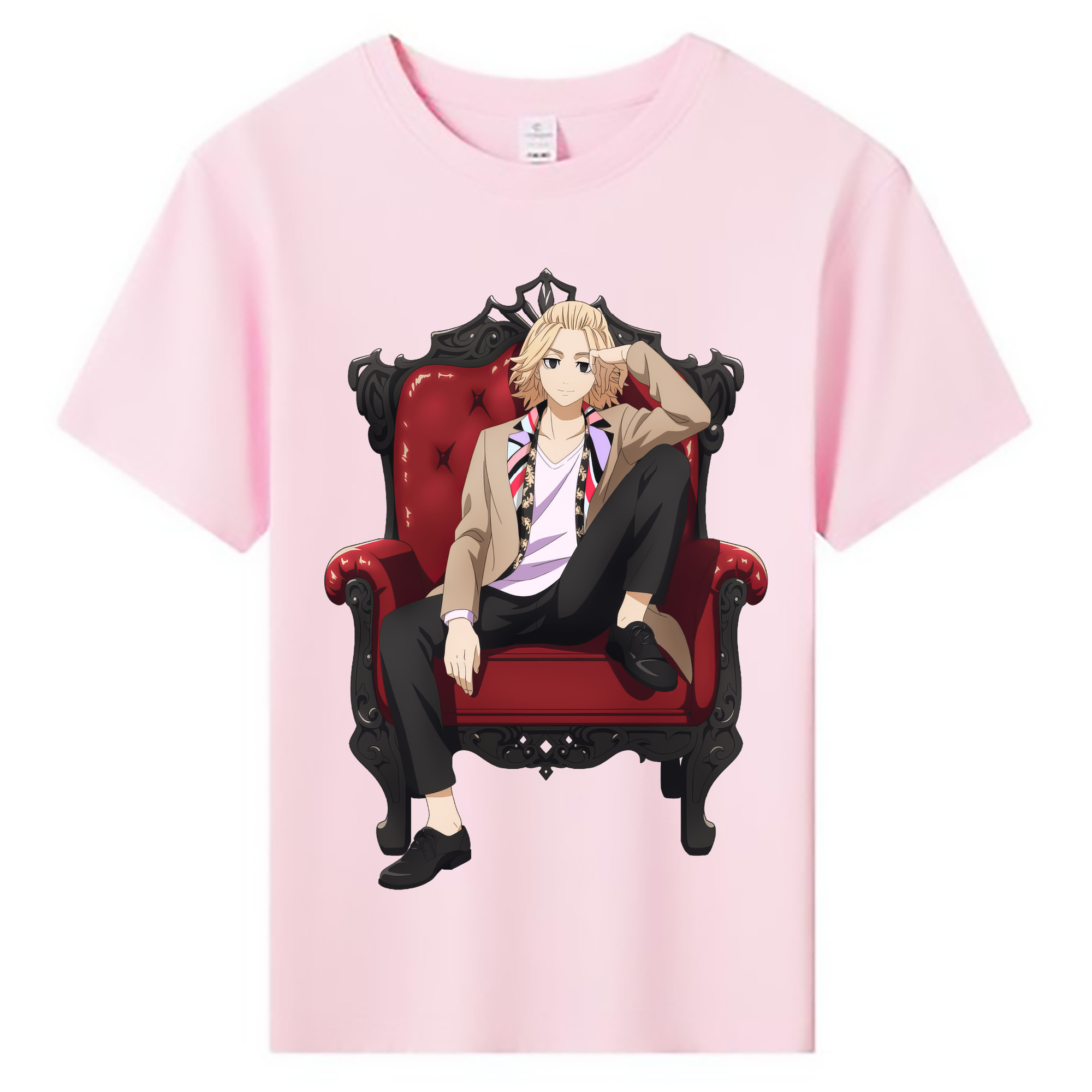 （画像用） 東京リベンジャーズ Tokyo Revengers 綿100％キッズTシャツ（フロントプリント）